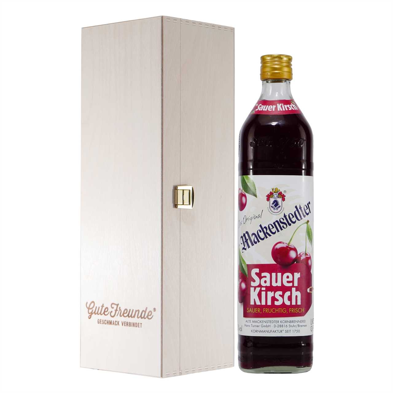 Mackenstedter Sauer Kirsch Likör mit HK