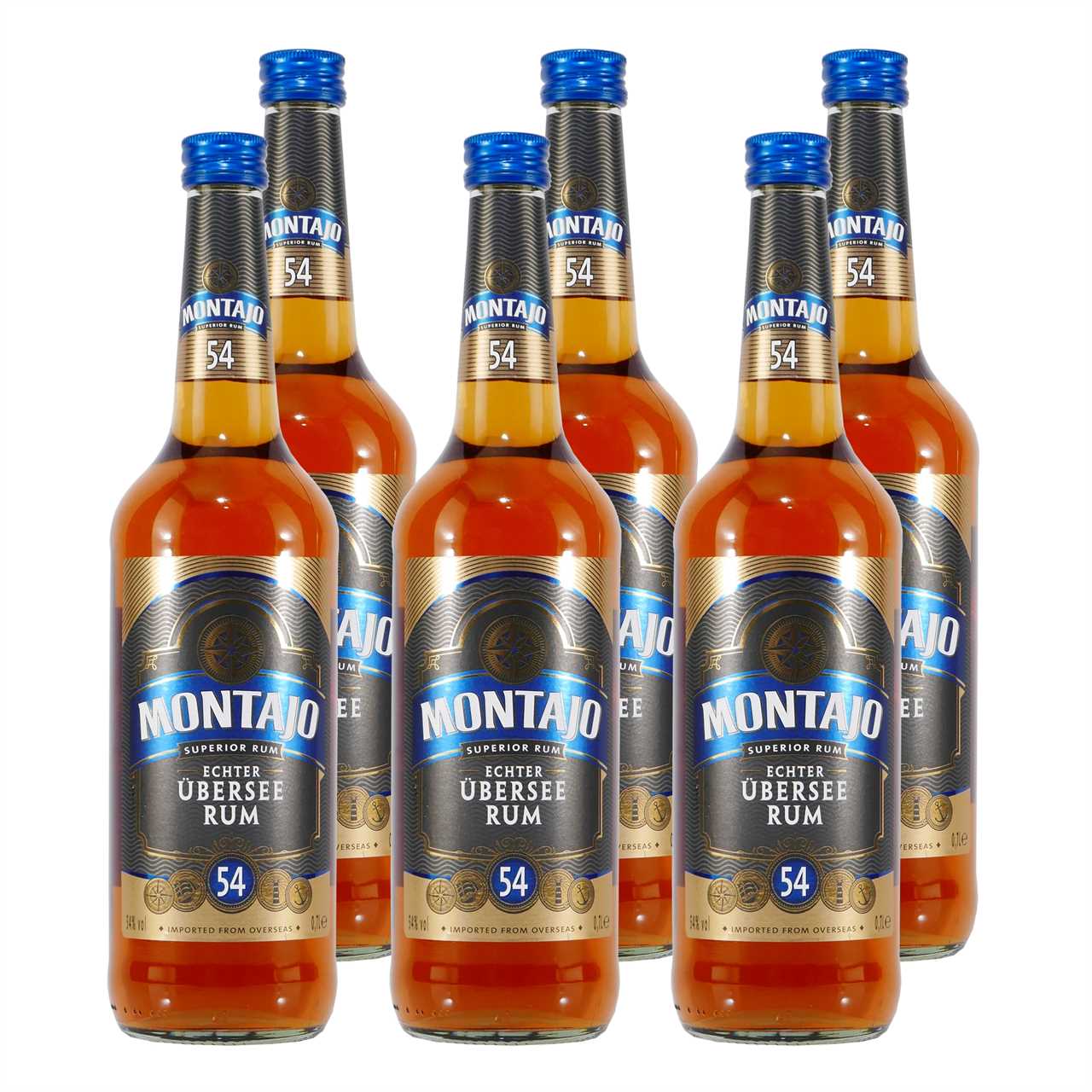 MONTAJO Echter Übersee Rum (6 x 0,7L)