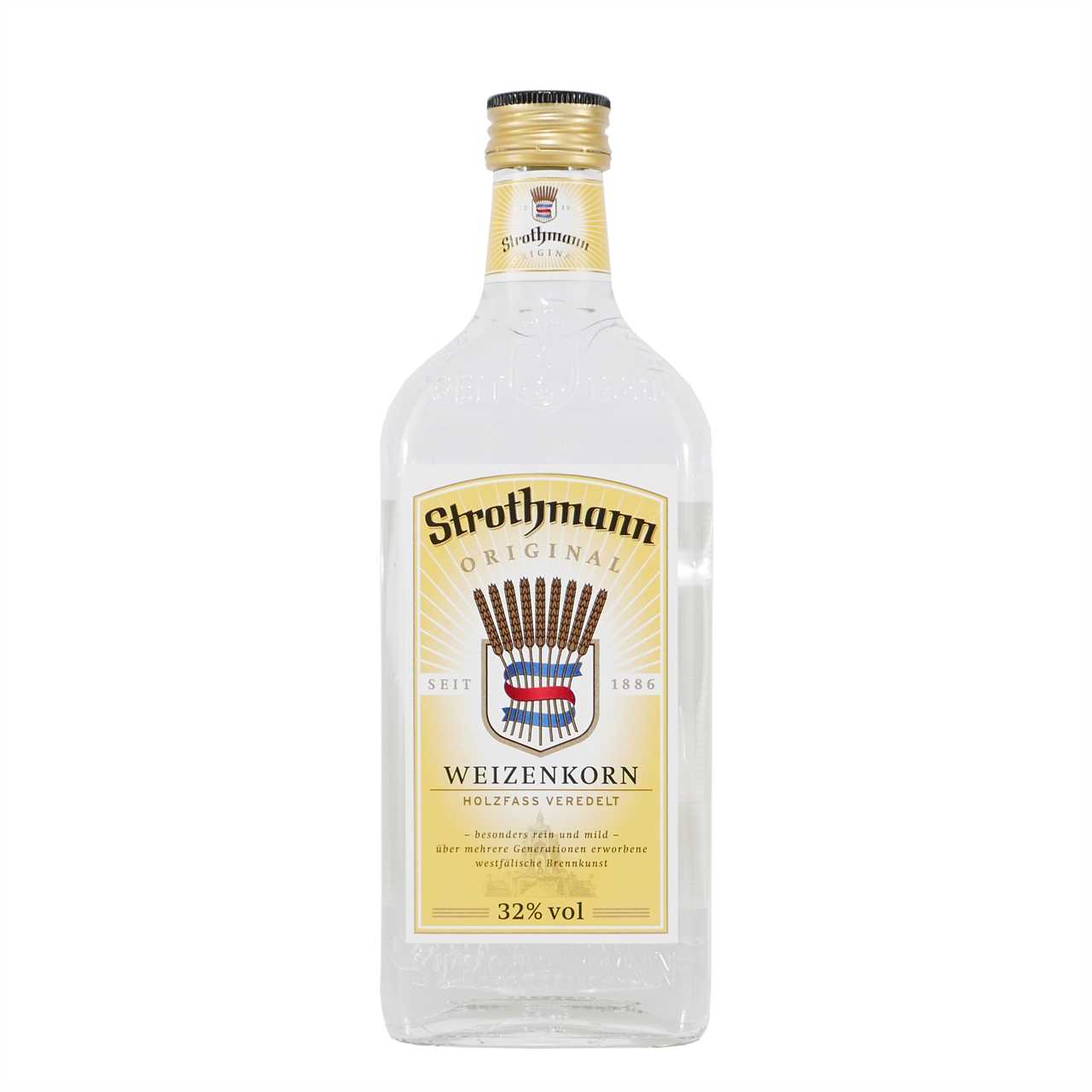 Strothmann Weizenkorn (0,35L) mit Geschenk-Holzkiste