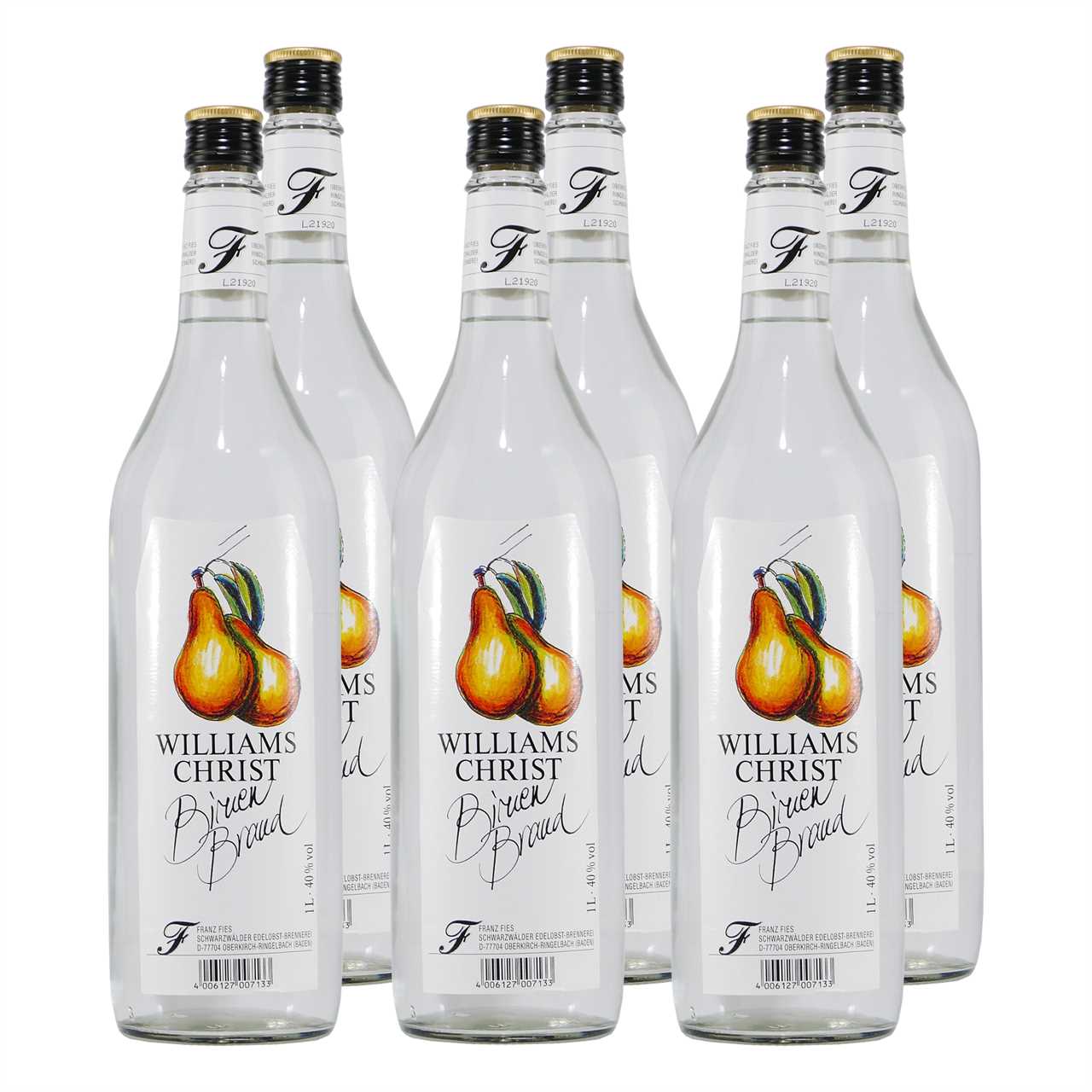 Fies Williams-Christ - Birnenbrand (6 x 1,0L)