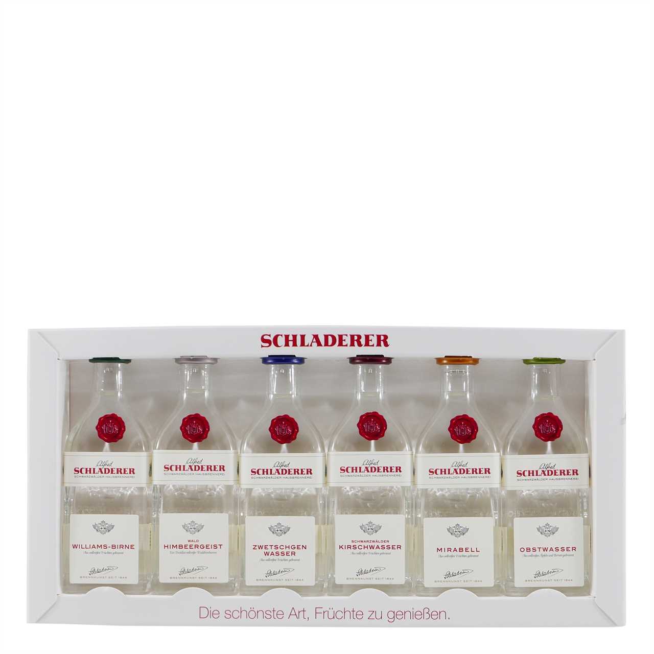Schladerer "mini" (6 x 0,03L) Geschenk Probier-Set
