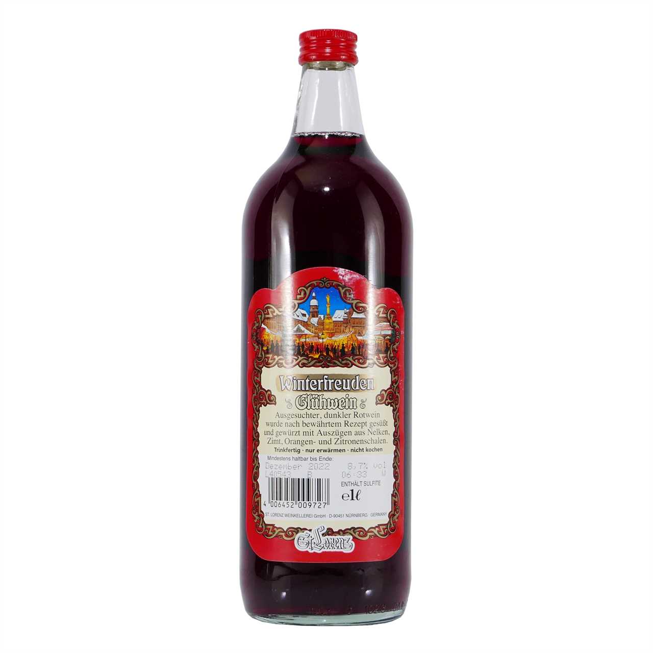 St. Lorenz Winterfreuden Glühwein (6 x 1,0L)