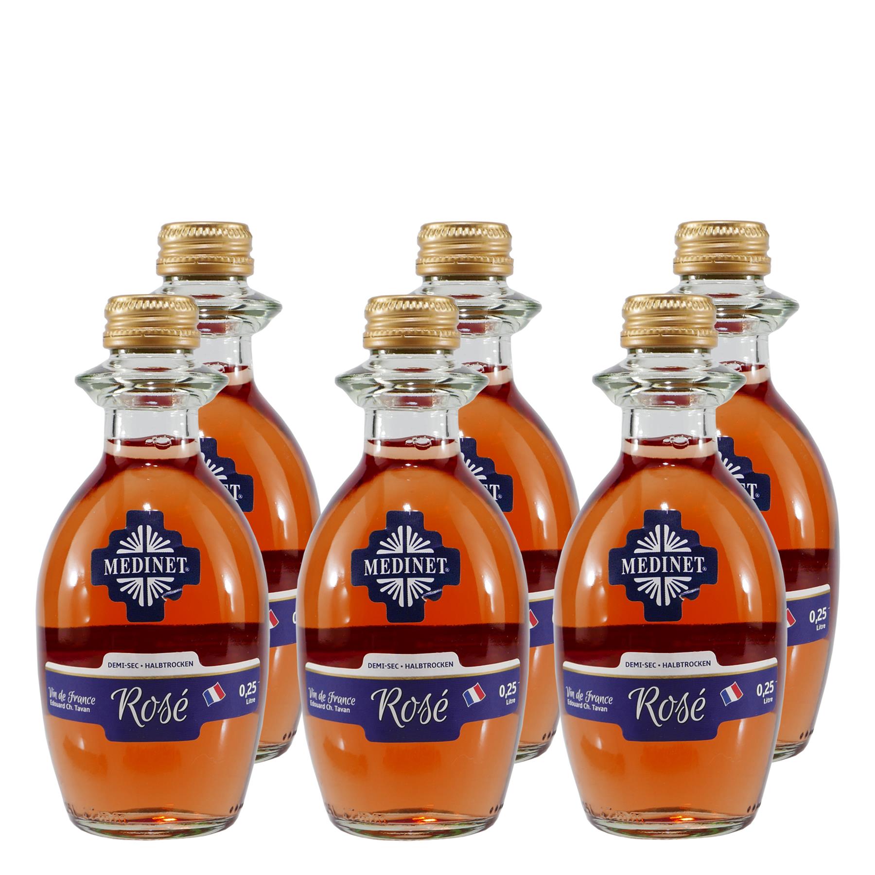 MEDINET Roséwein -halbtrocken- (12 x 0,25L)