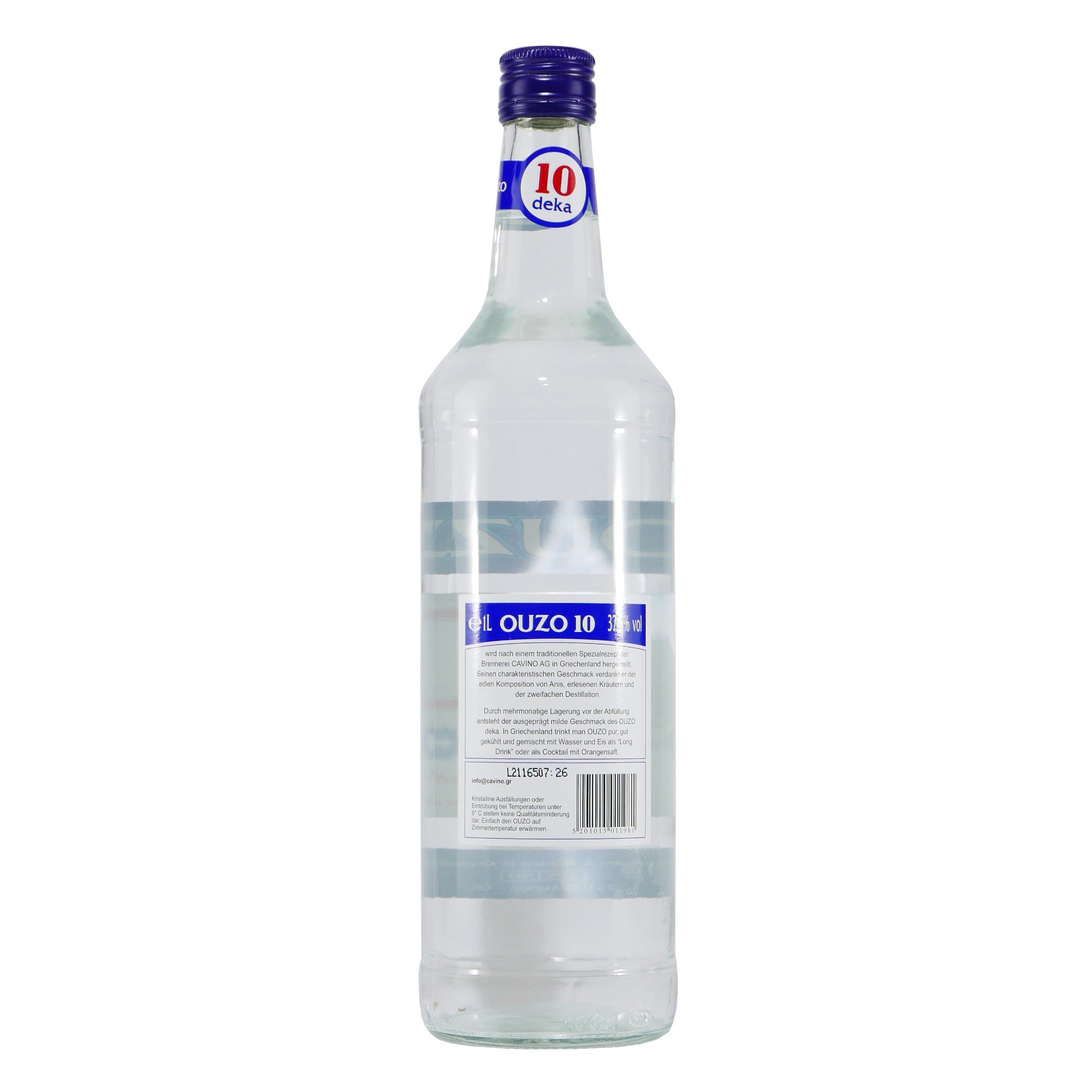 Ouzo - deka 10 Original Greek Aperitif