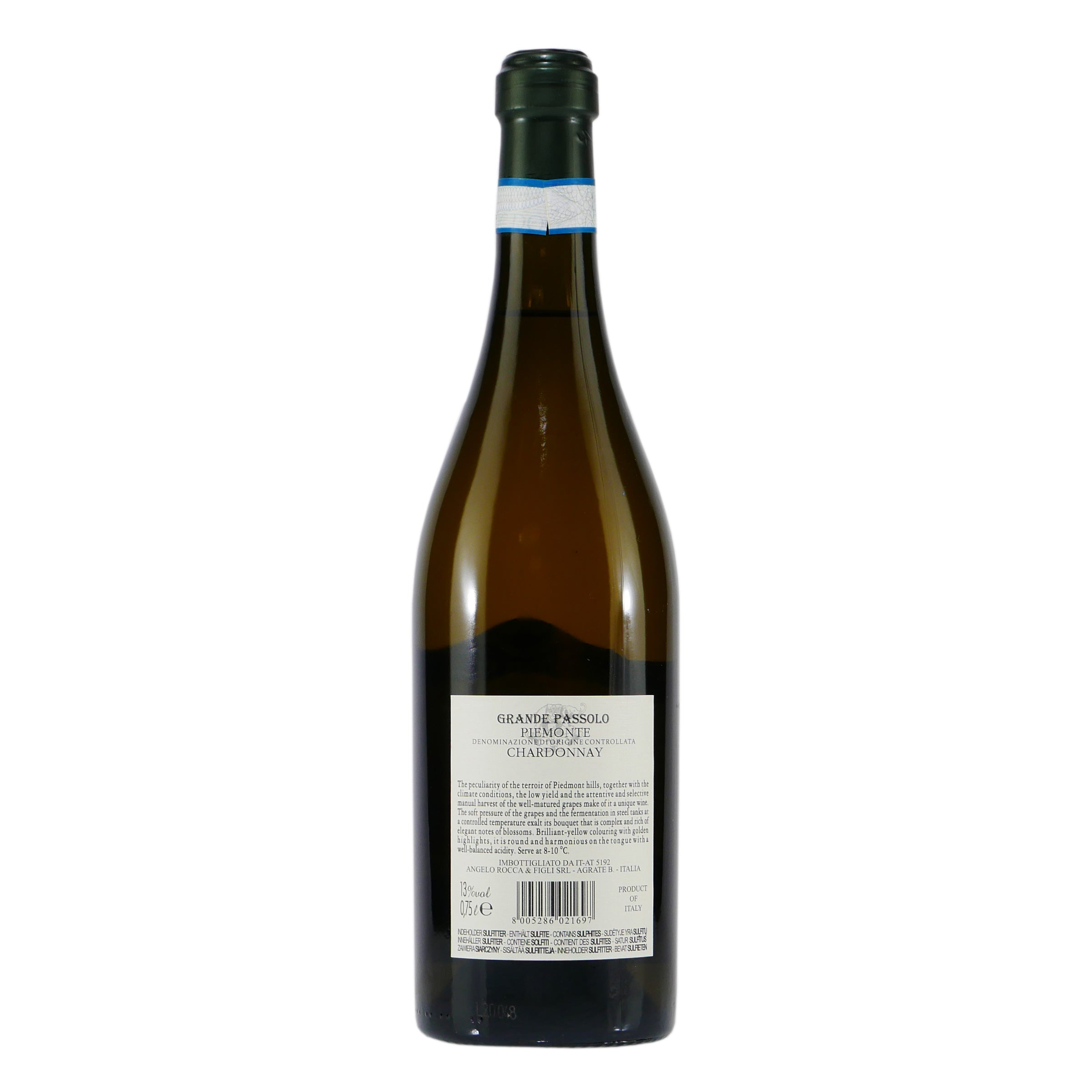 Rocca Grande Passolo Chardonnay DOC Weisswein -trocken- (6 x 0,75L)