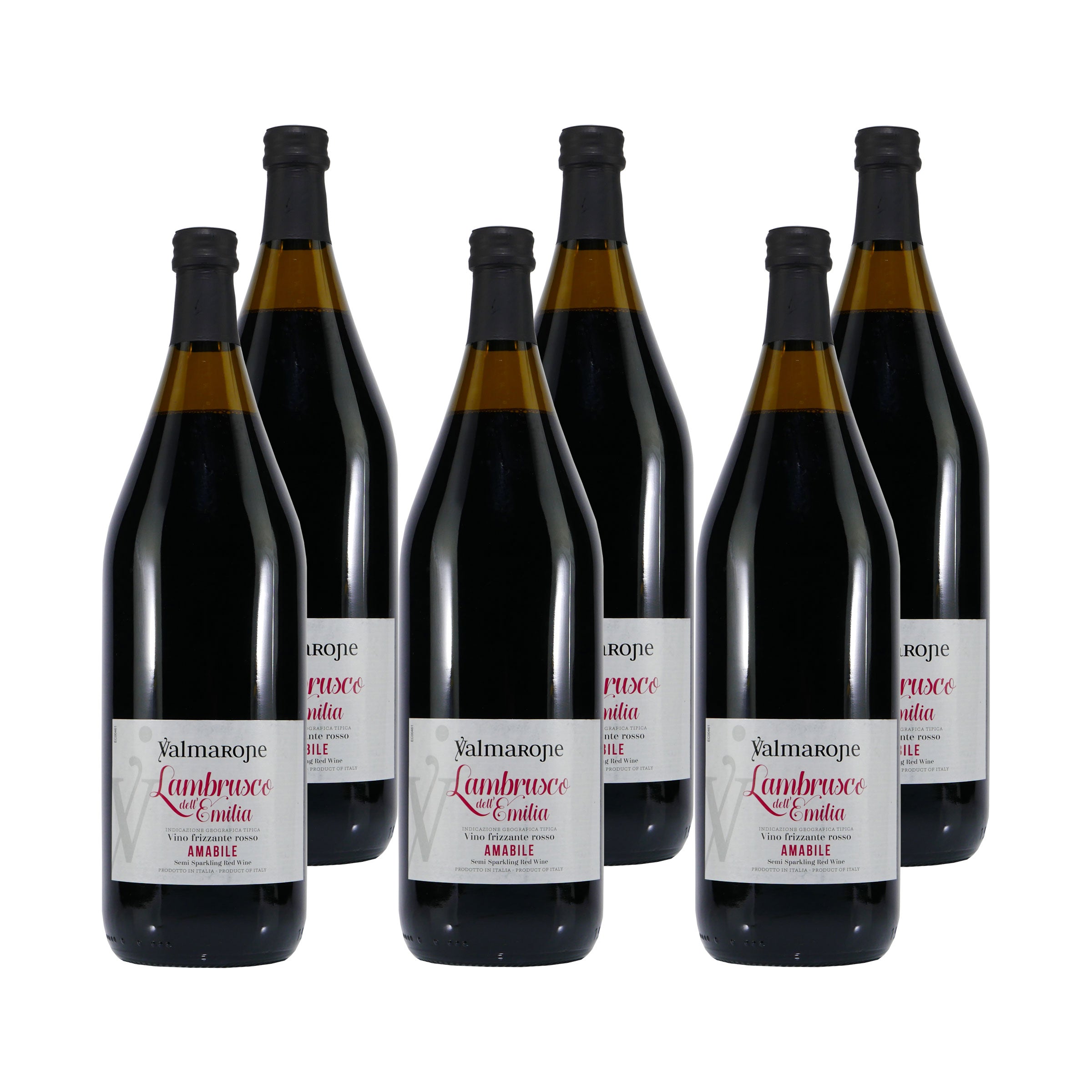 Valmarone Lambrusco Perlwein -lieblich- (6 x 1,5L)