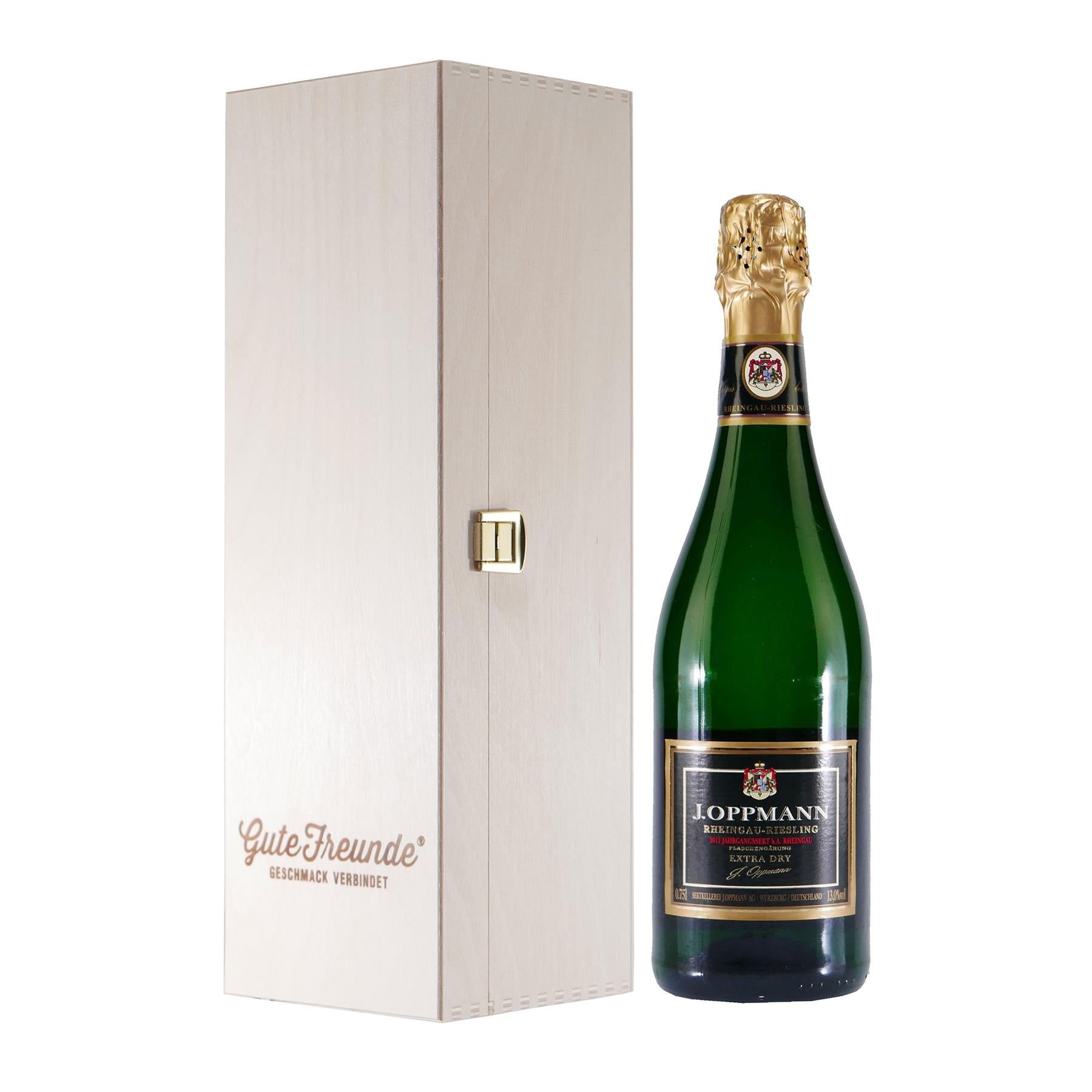 J.Oppmann Rheingau Riesling in Geschenk-Holzkiste