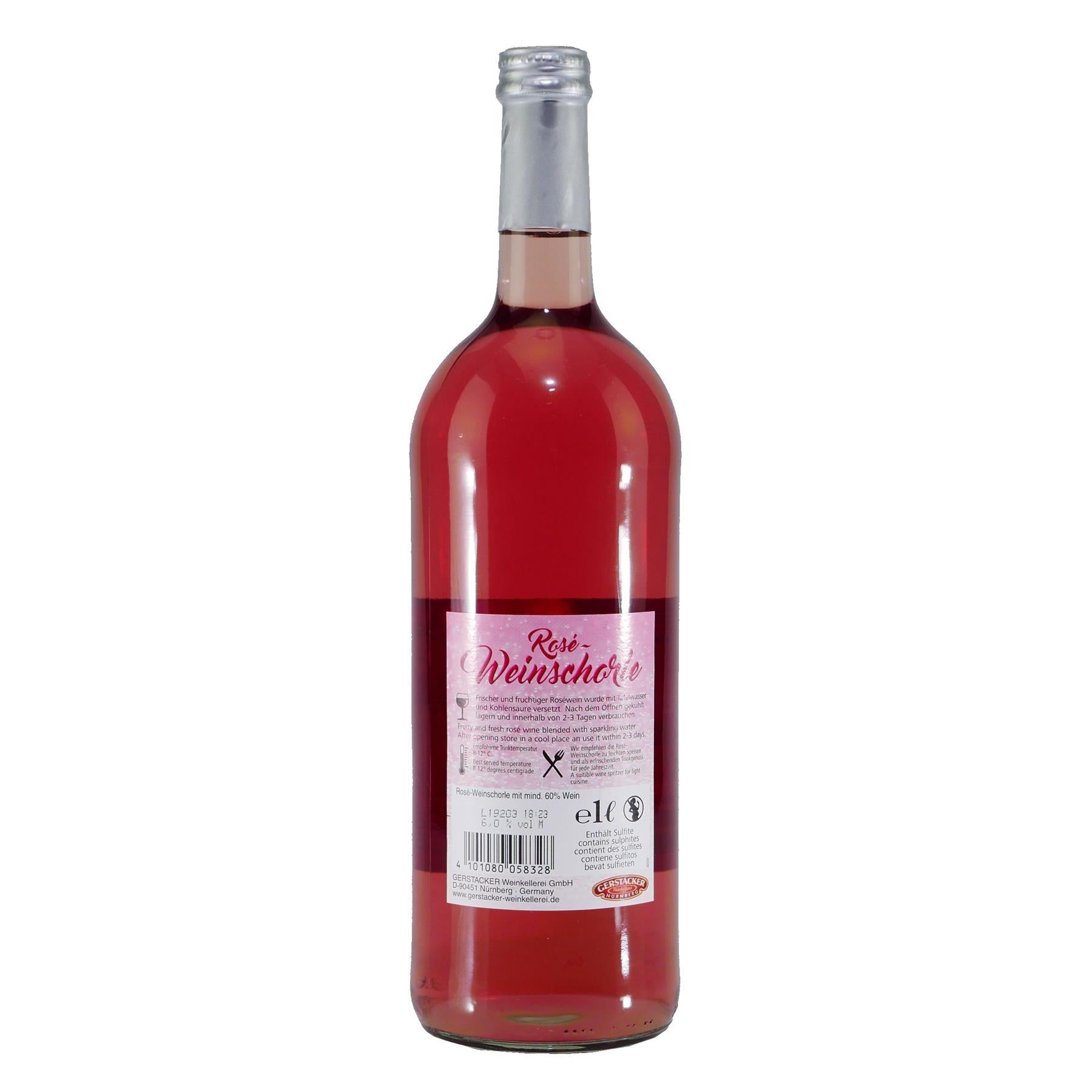 Gerstacker Weinschorle Rosé