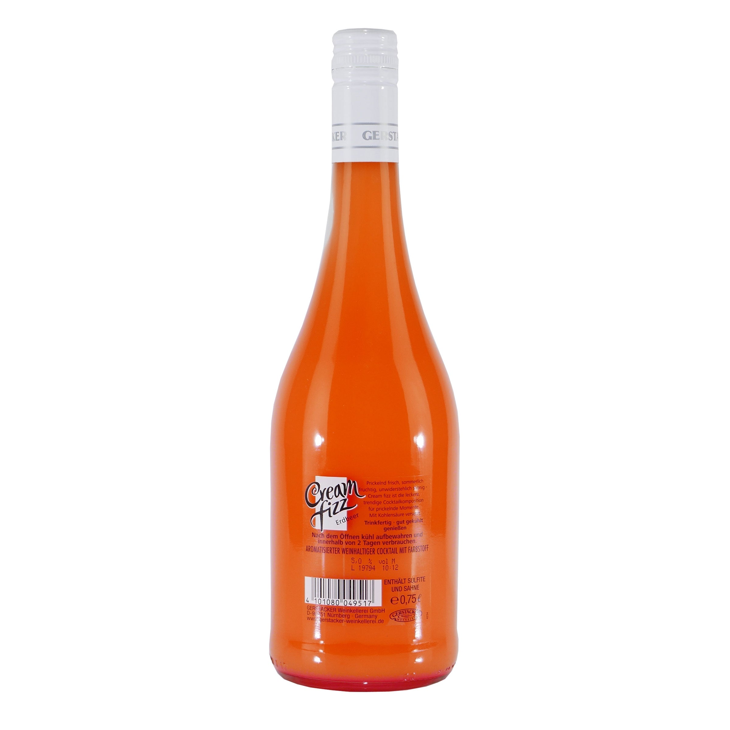 Gerstacker Cream Fizz Erdbeer Cocktail (6 x 0,75L)