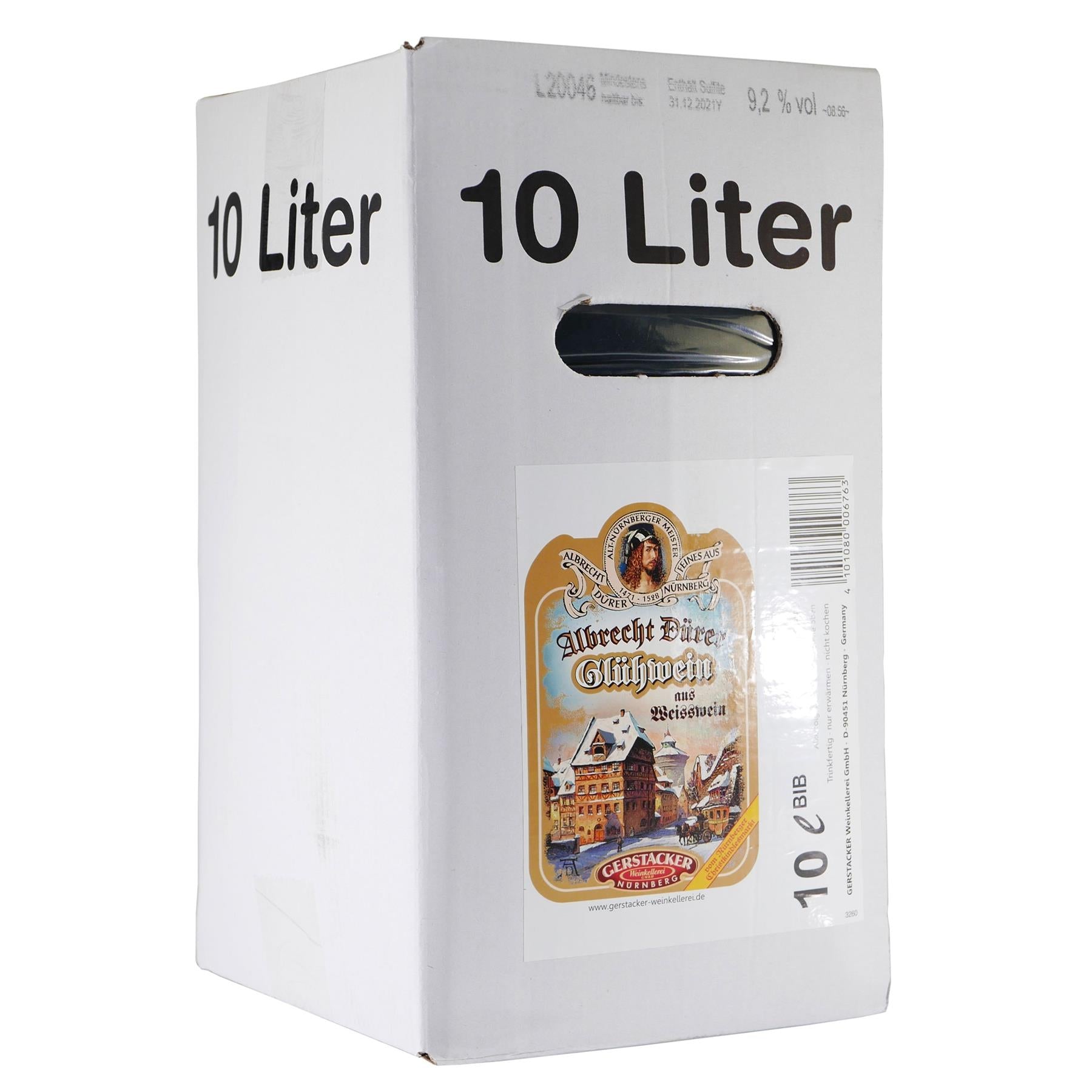 Albrecht Dürer Glühwein aus Weißwein 10L BIB