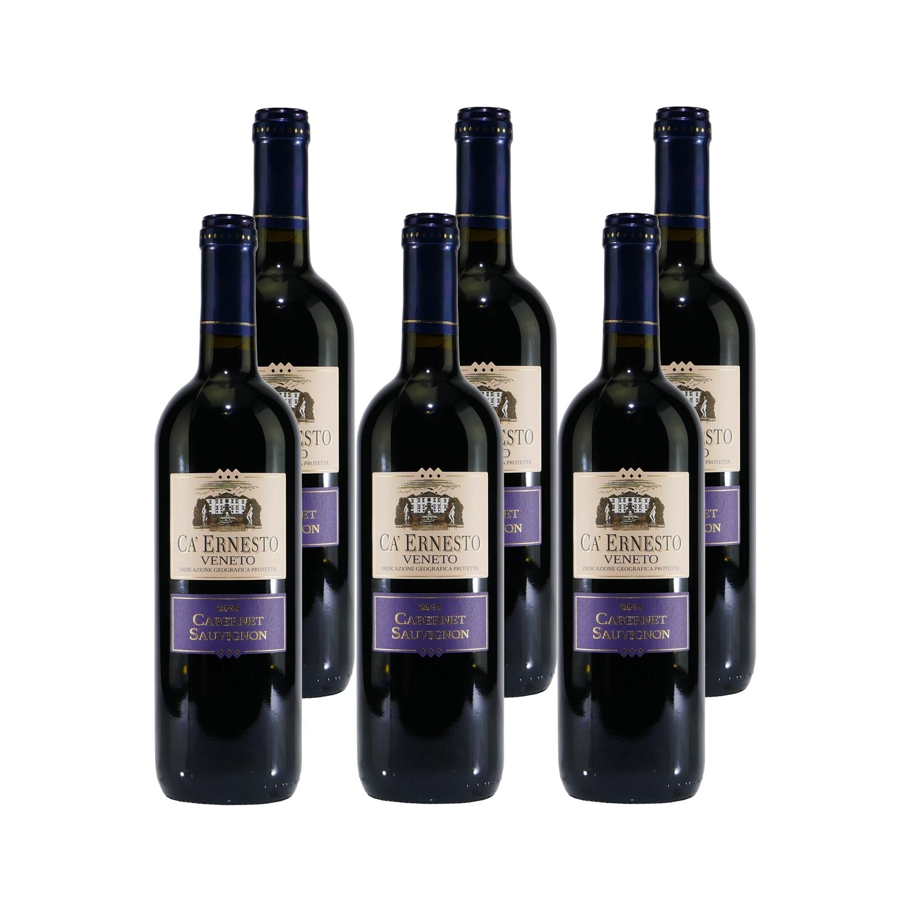 CA' ERNESTO Cabernet Sauvignon IGP Rotwein (6 x 0,75L)