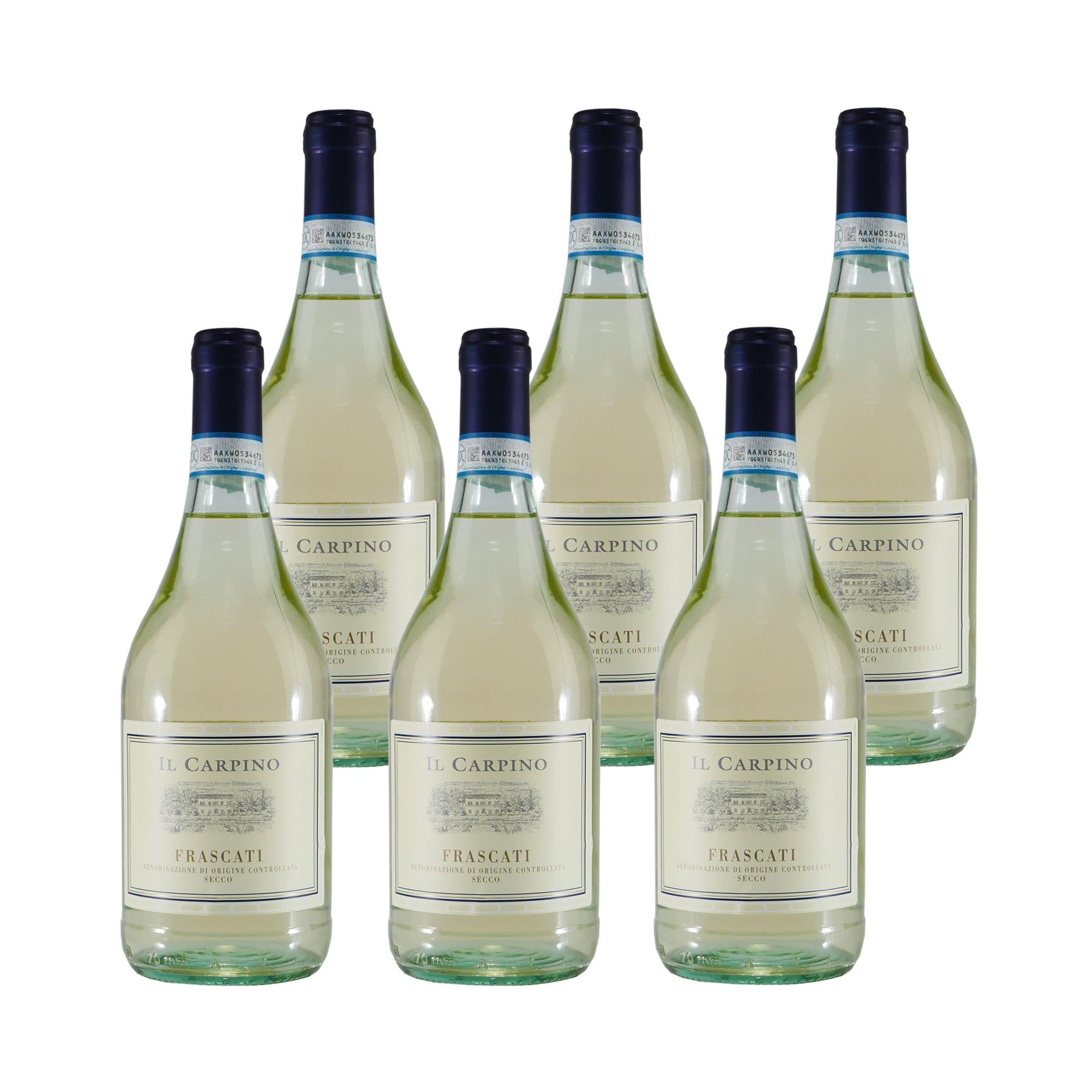 IL Carpino Frascati Weißwein DOC -trocken- (6 x 0,75L)