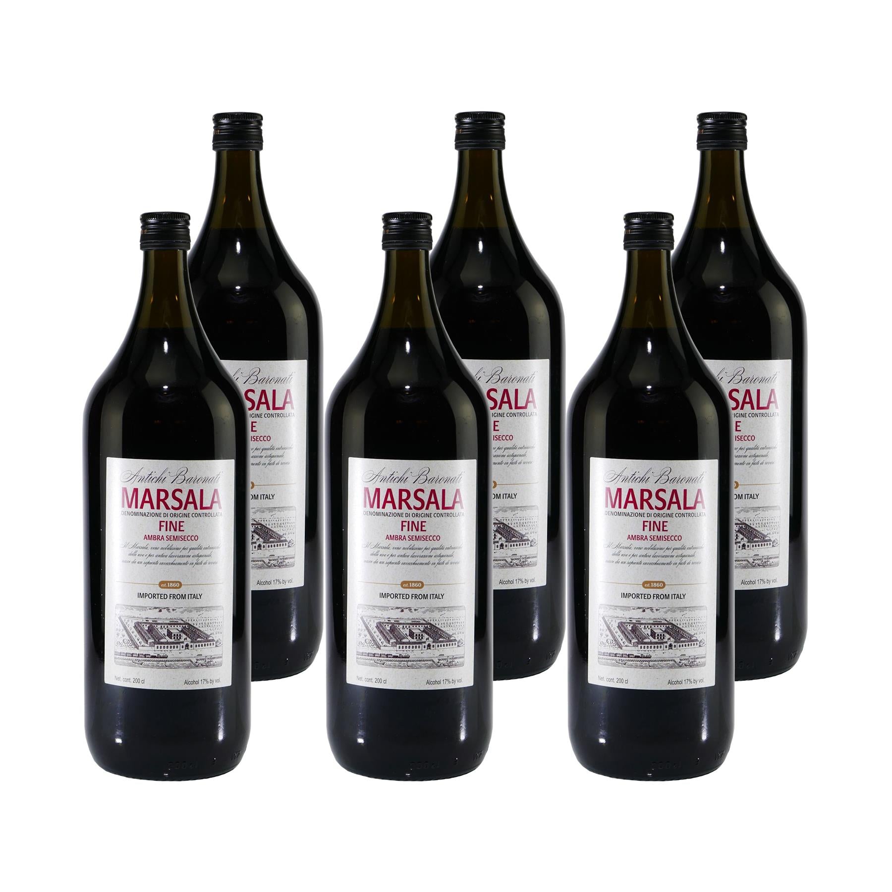 Antichi Baronati Marsala DOC Fine Ambra Semisecco (6 x 2,0L)