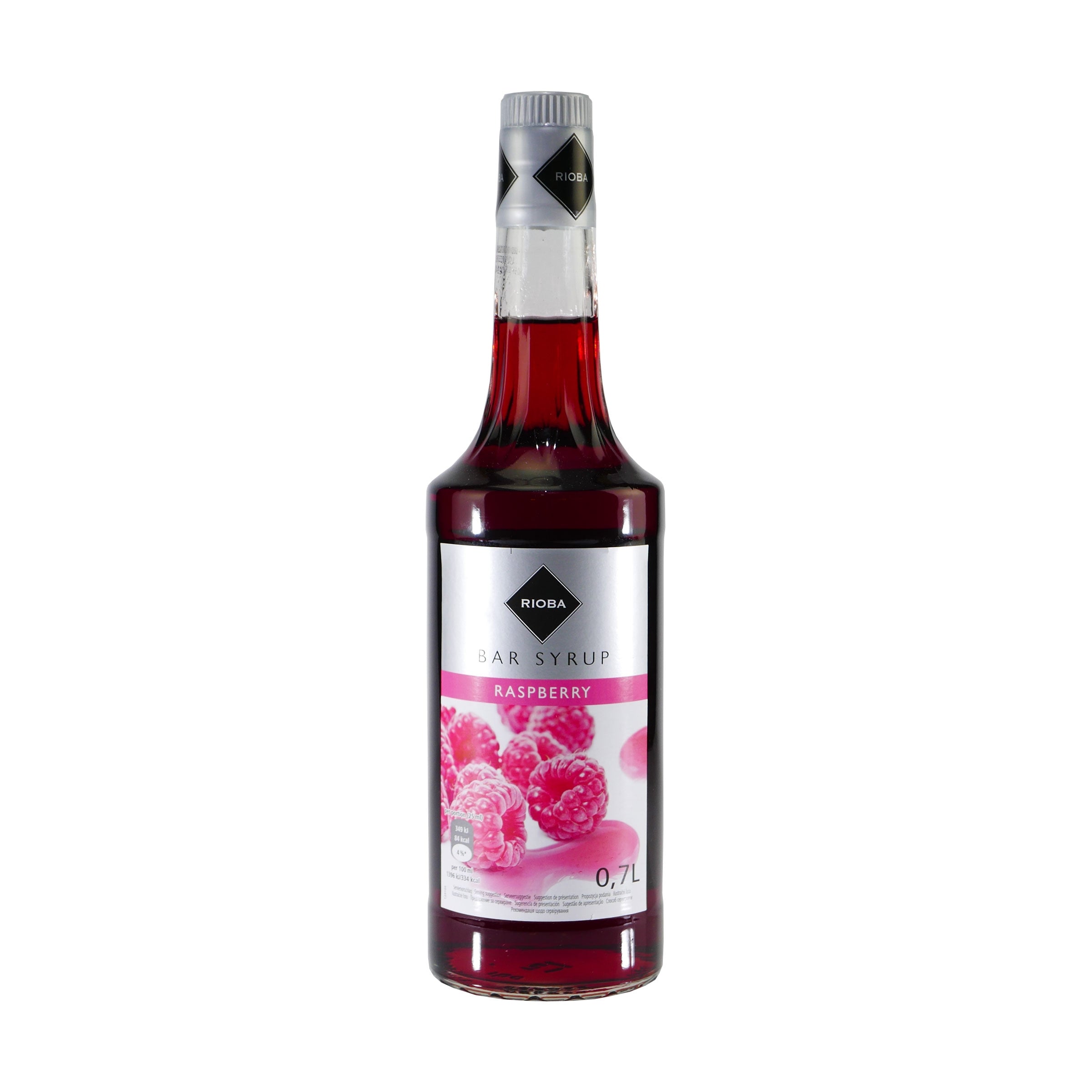 Rioba Rapsberry (Himbeer) Bar-Syrup -Getränkesirup