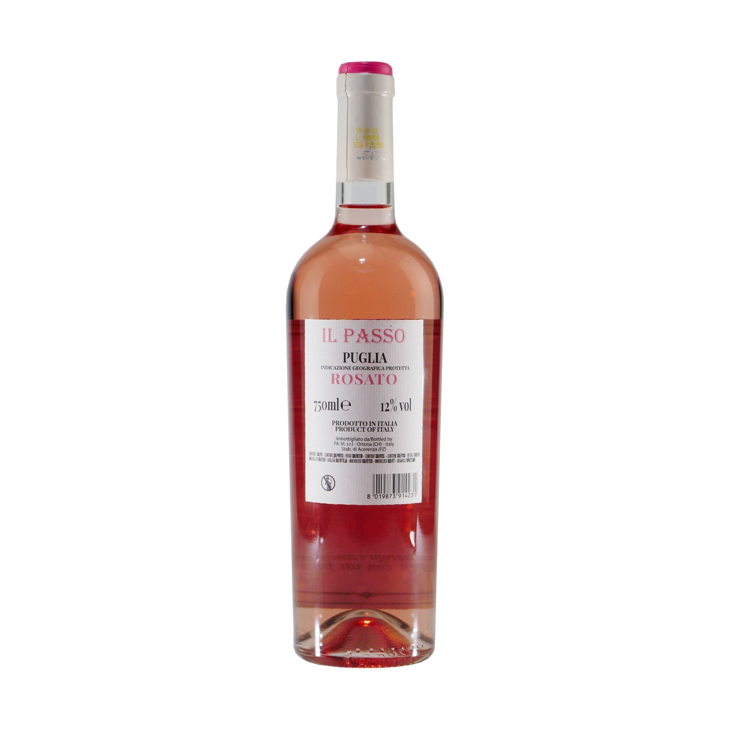 IL PASSO Rosato Puglia IGP - Rosewein (6 x 0,75L)