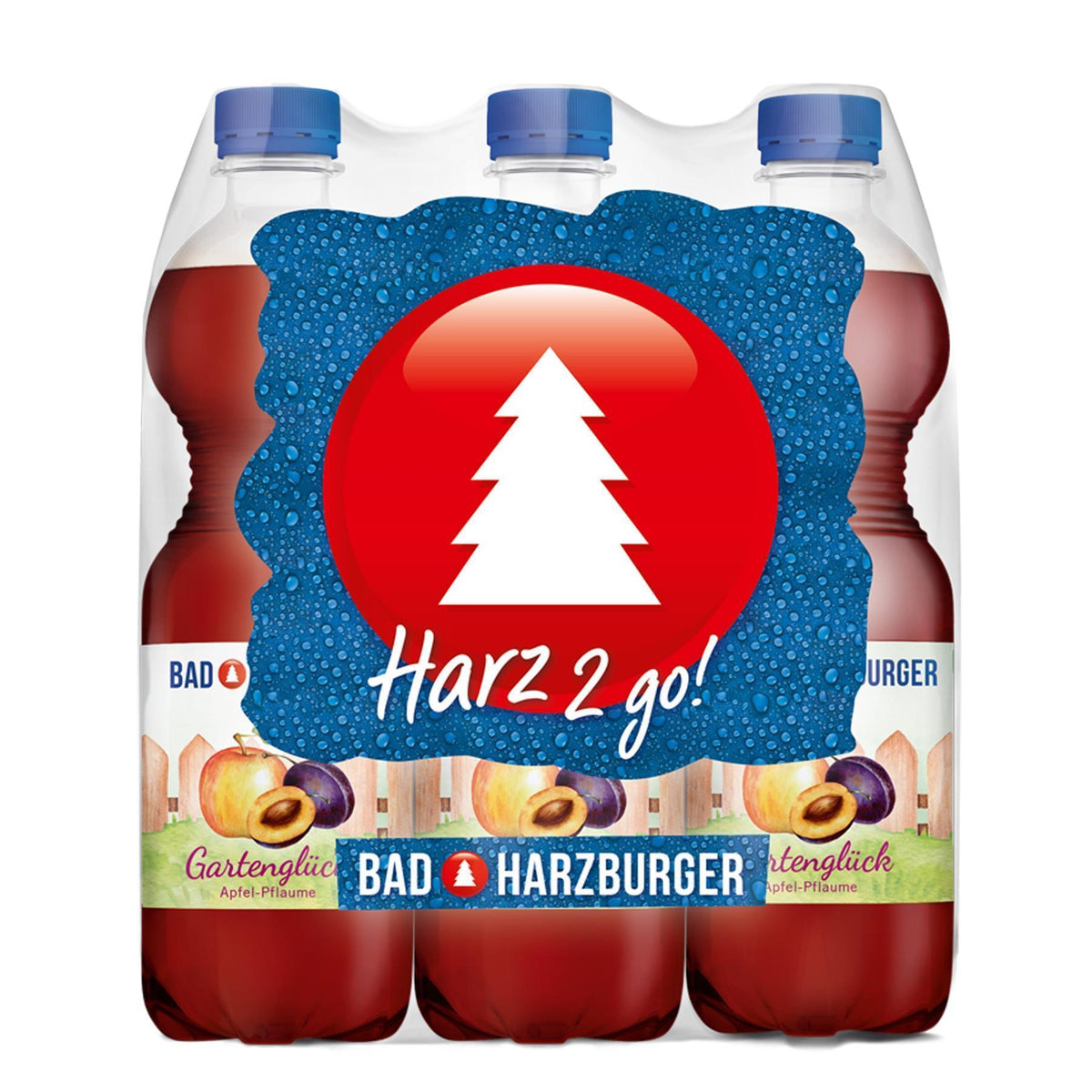 Bad Harzburger Gartenglück Apfel-Pflaume (18 x 0,5L) EINWEG