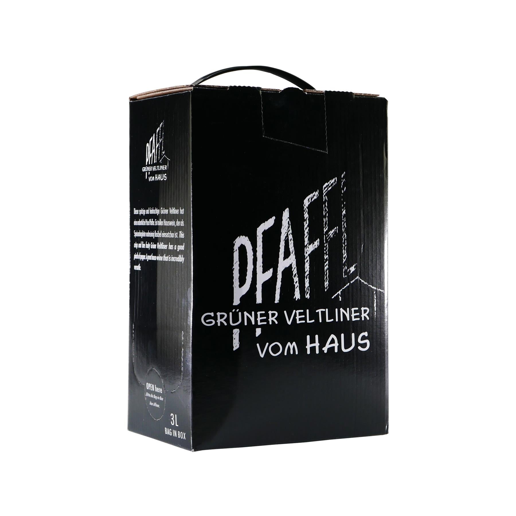 Pfaffl Grüner Veltliner - Heuriger Weißwein -trocken- 3,0L BIB
