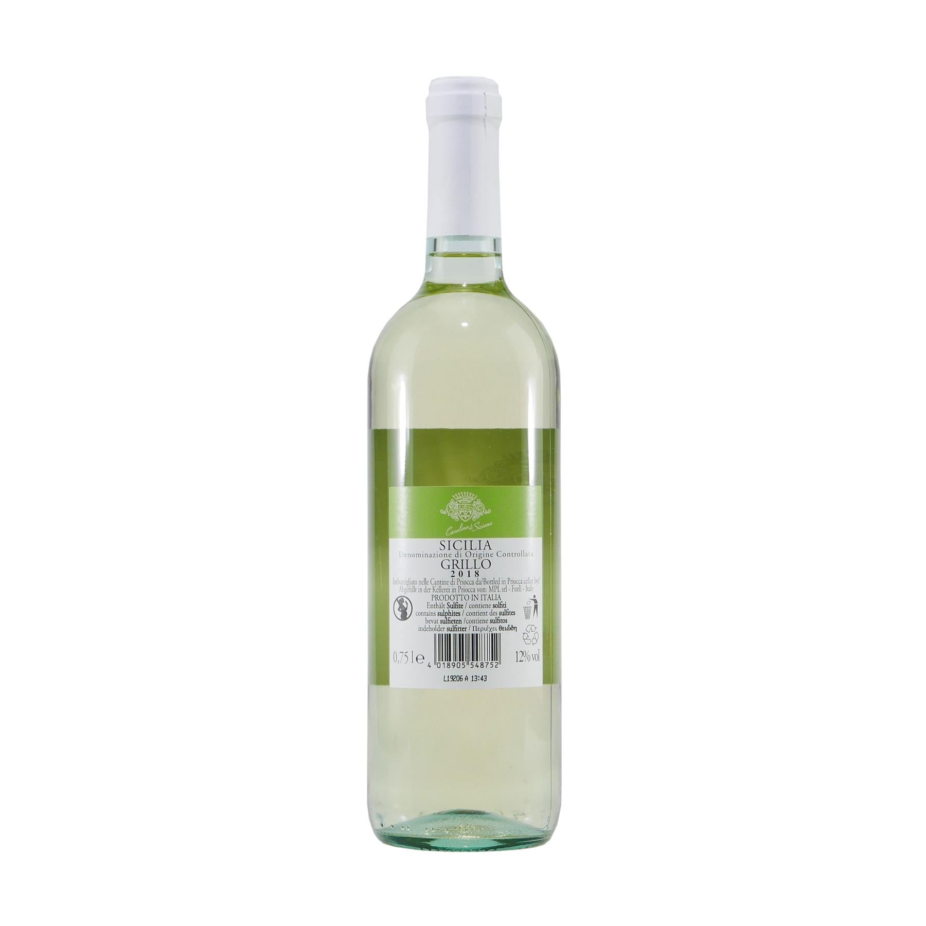 Casalina di Siziano Grillo Sicilia DOC -trocken- (6 x 0,75L)