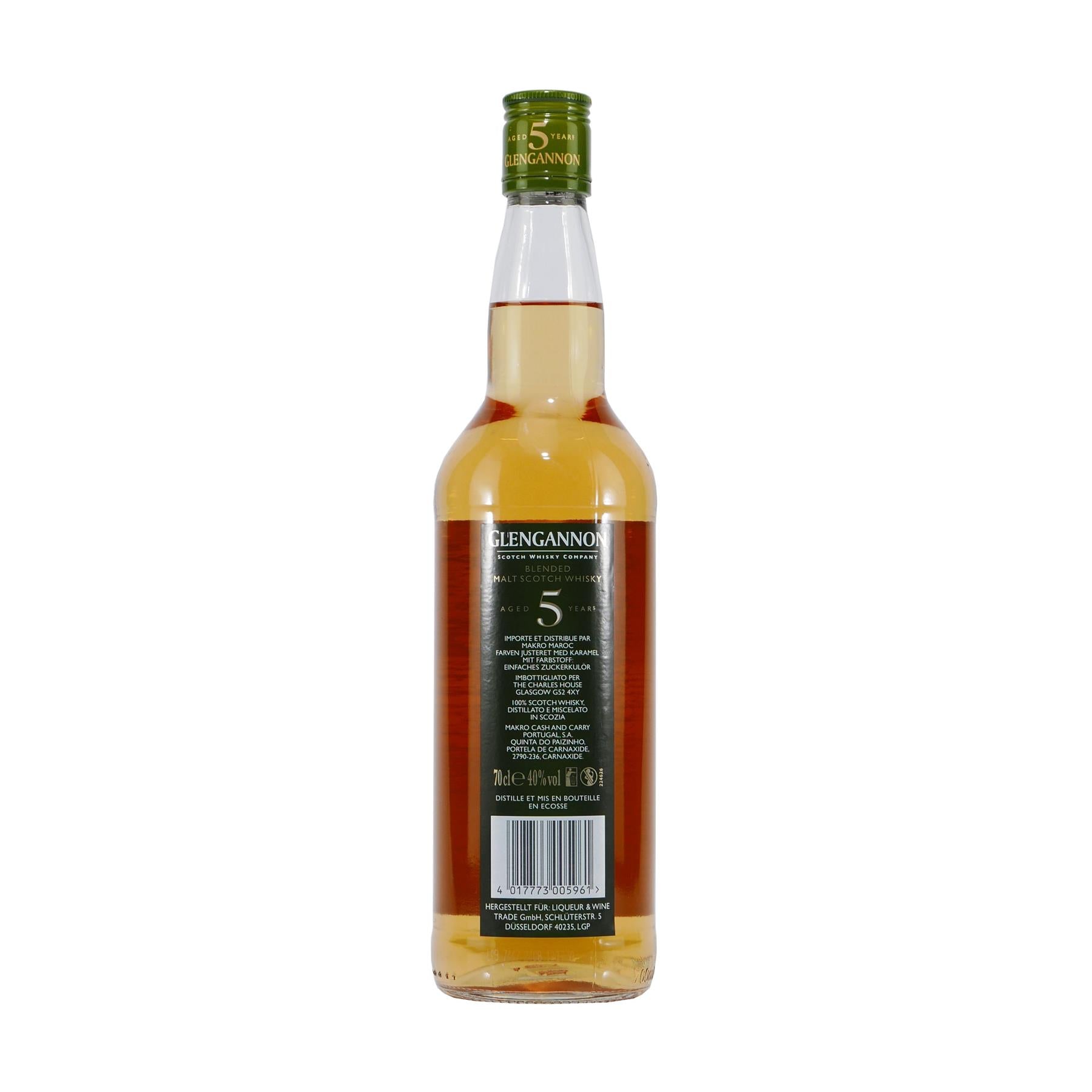 Glengannon Blended Malt Scotch Whisky 5 Years