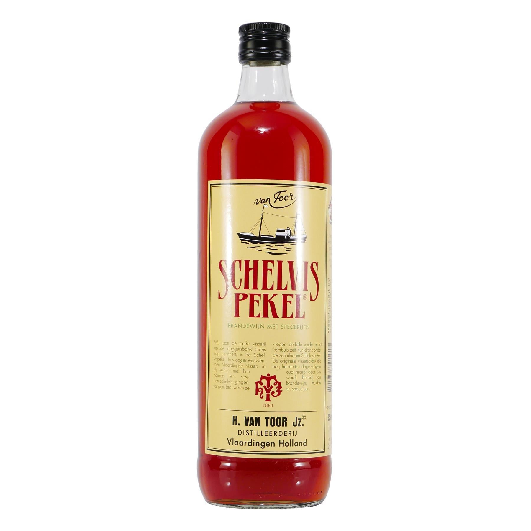 Fles Van Toor Schelvispekel Bitterspirituose