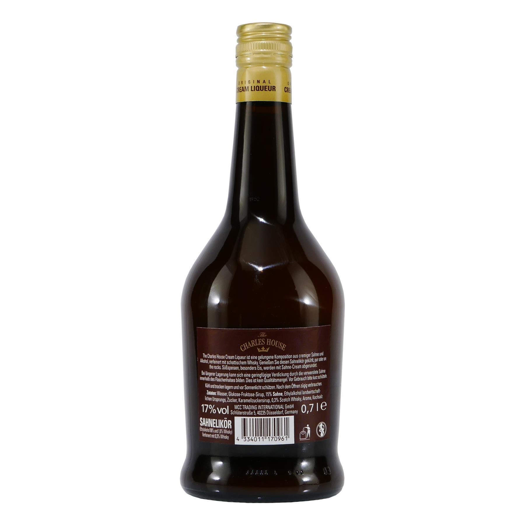 The Charles House Cream Liqueur - Sahnelikör