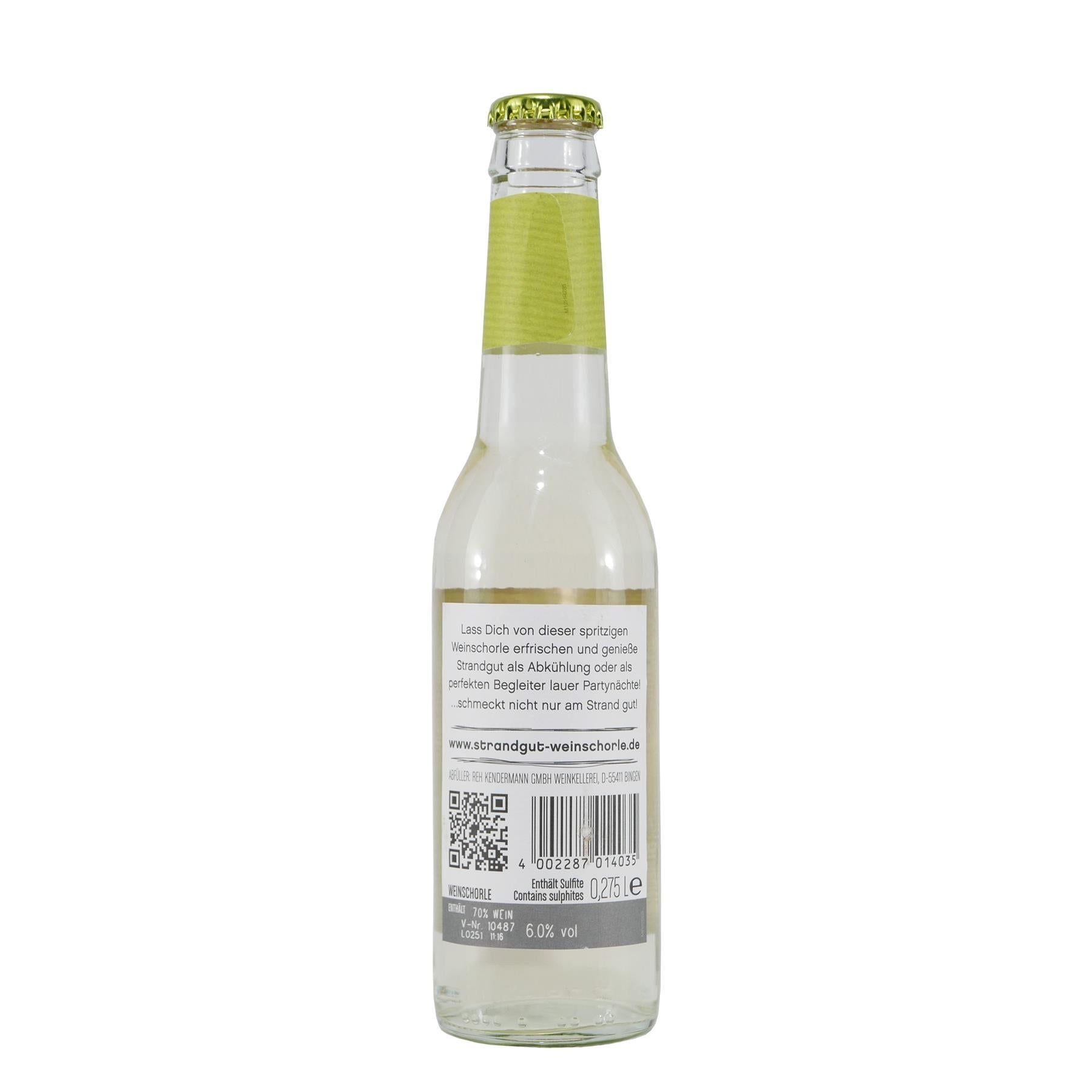 Strandgut Weinschorle Weiß (12 x 0,275L)