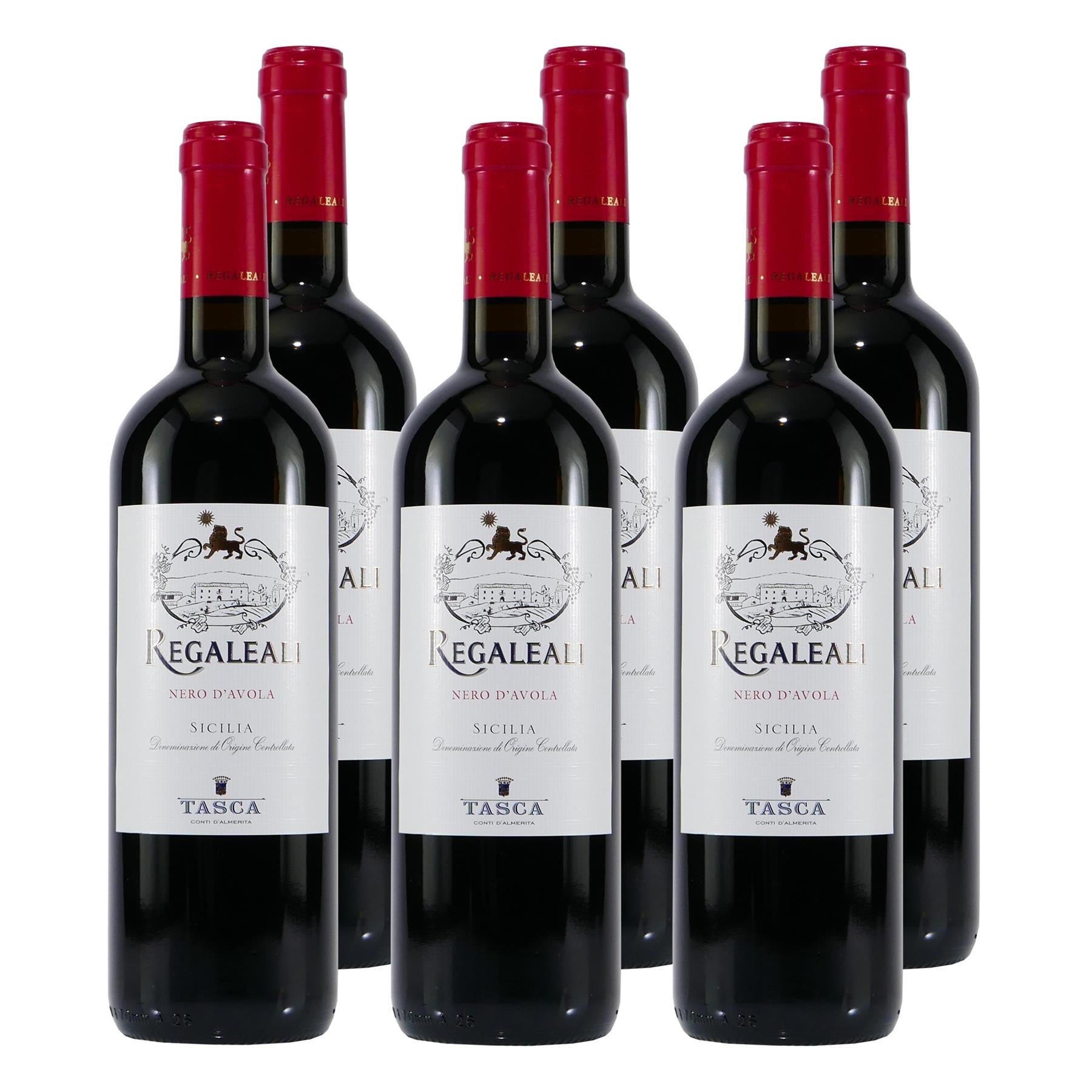 Regaleali Nero d'Avola DOC Rotwein -trocken- (6 x 0,75L)