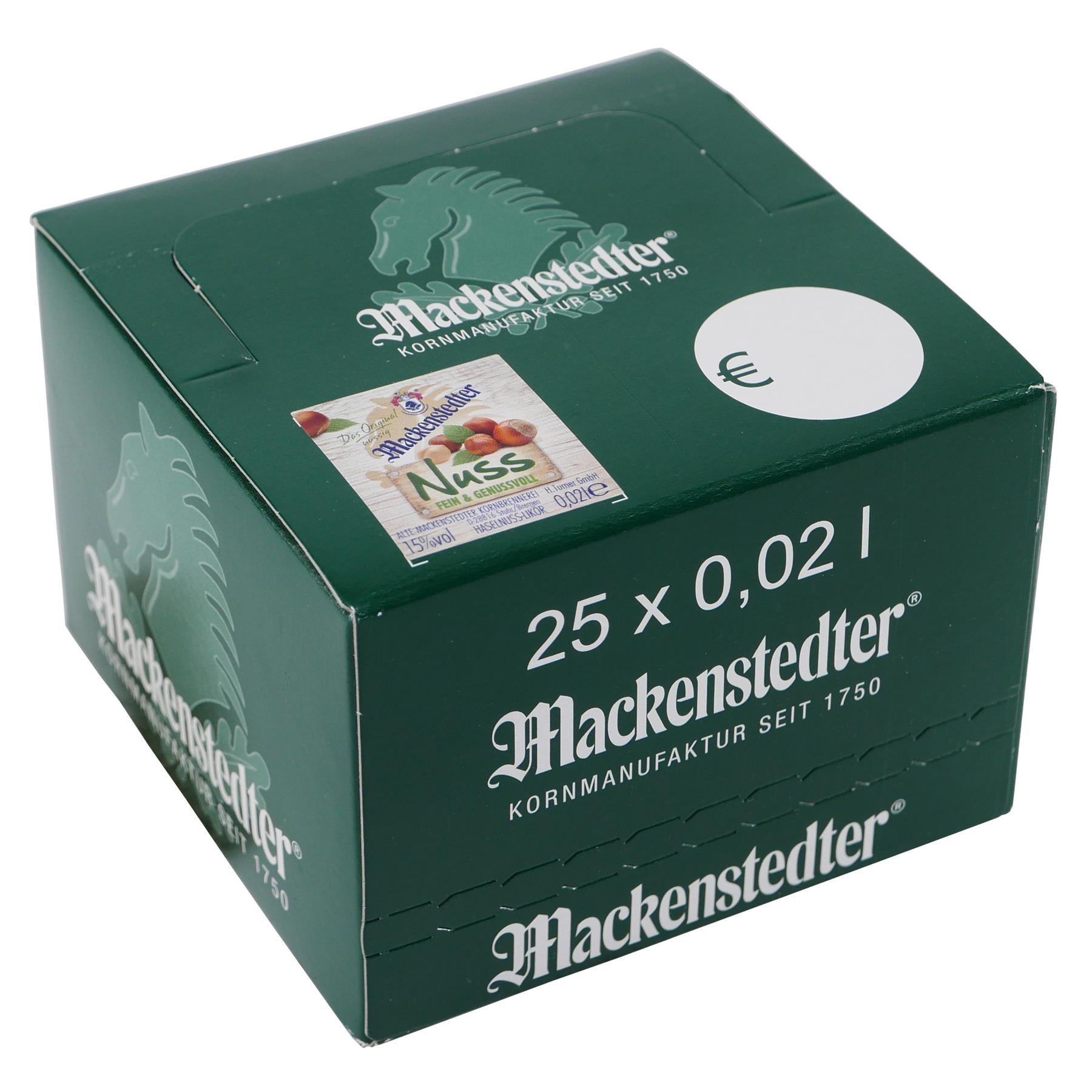 Mackenstedter Nuss Likör (25 x 0,02L)