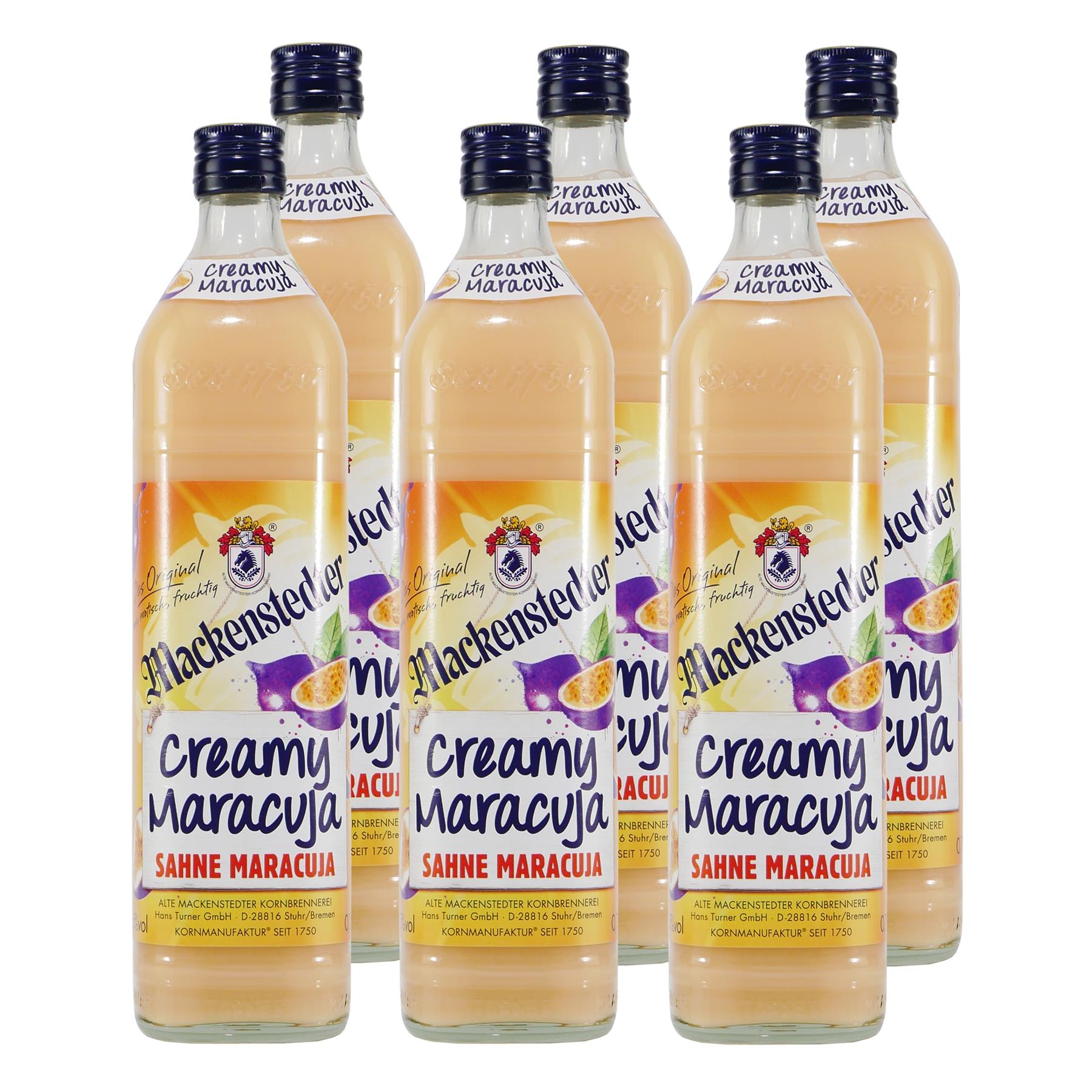 Mackenstedter Creamy Maracuja Likör (6 x 0,7L)