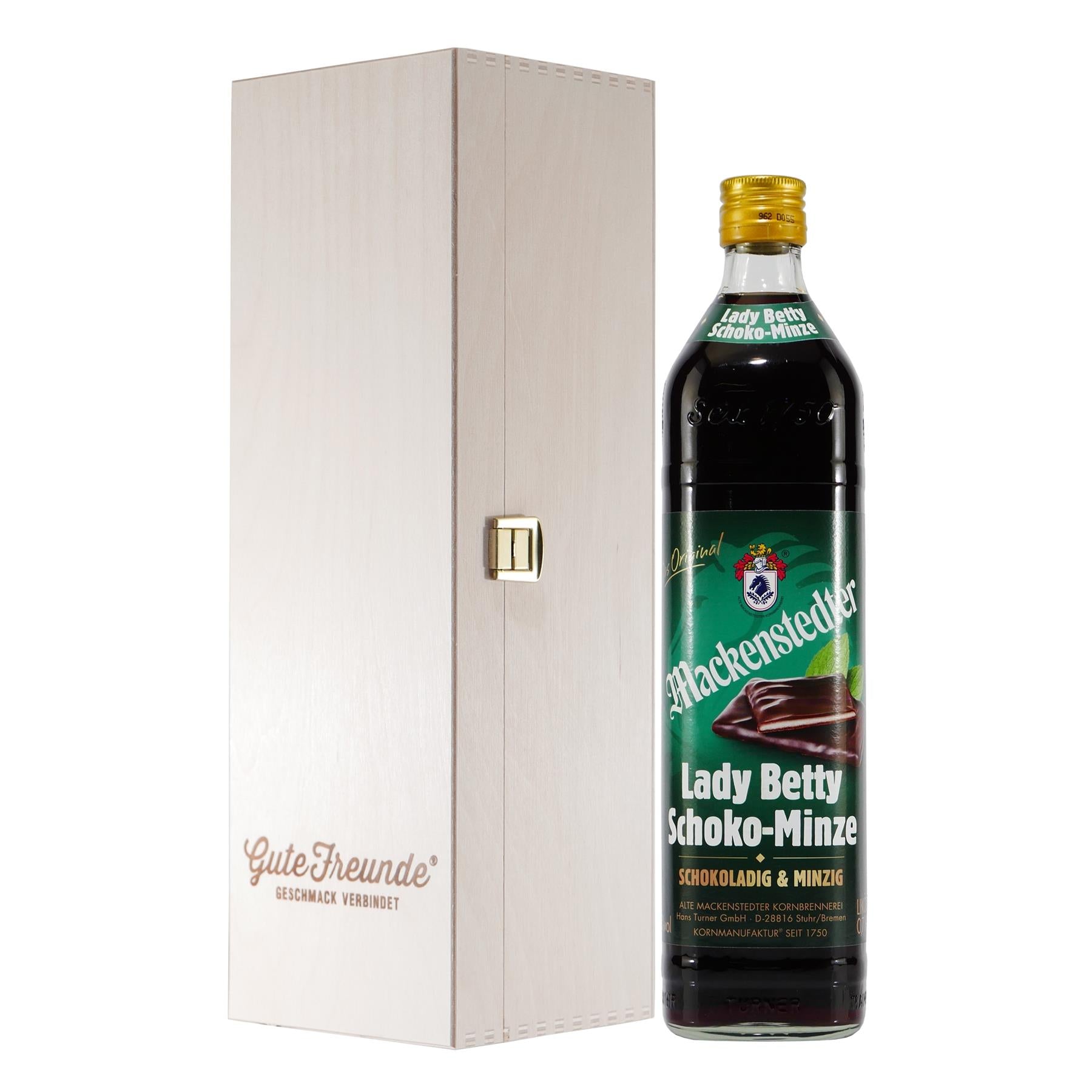 Mackenstedter Lady Betty Schoko-Minze mit Geschenk-HK