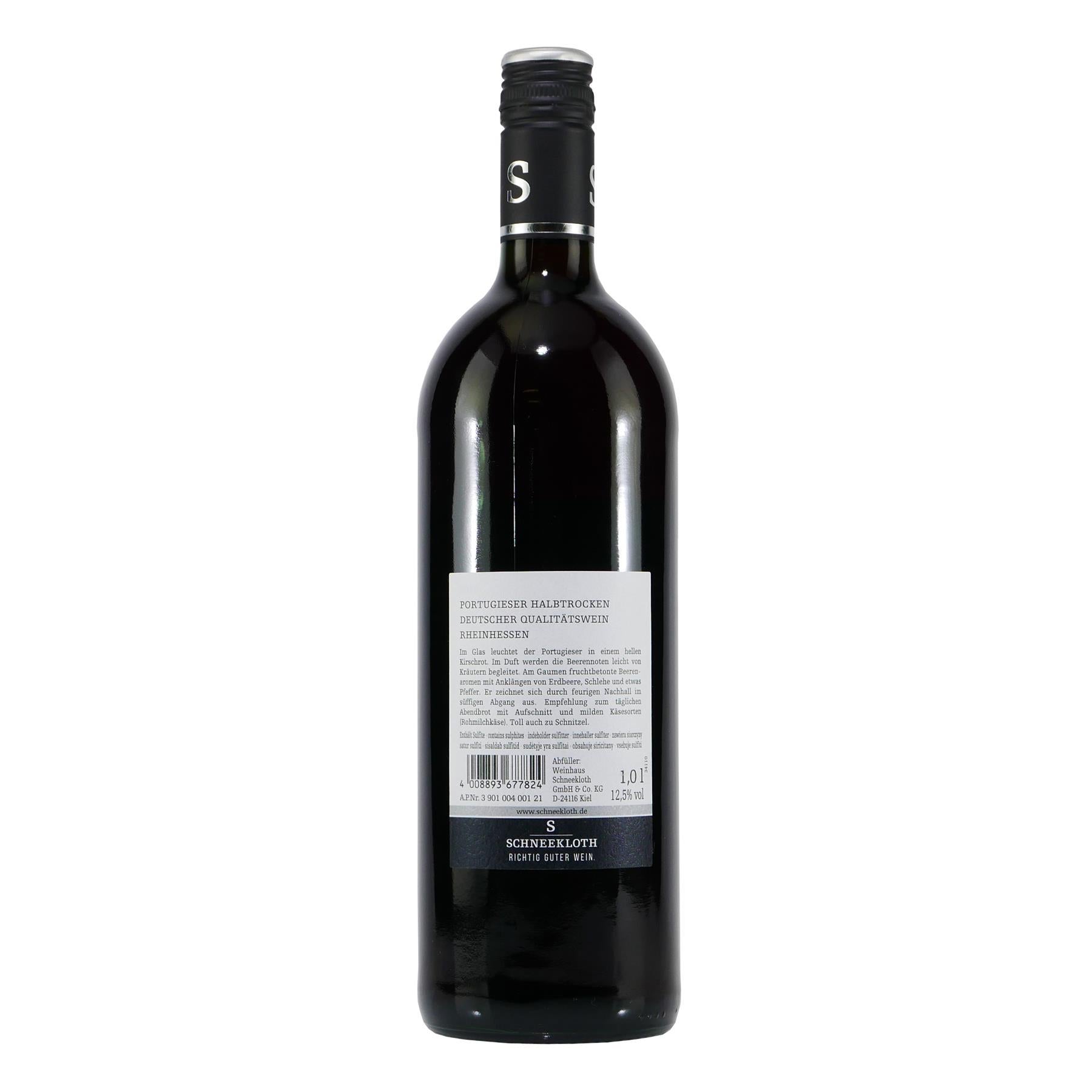 Schneekloth Portugieser QbA Rotwein -halbtrocken-