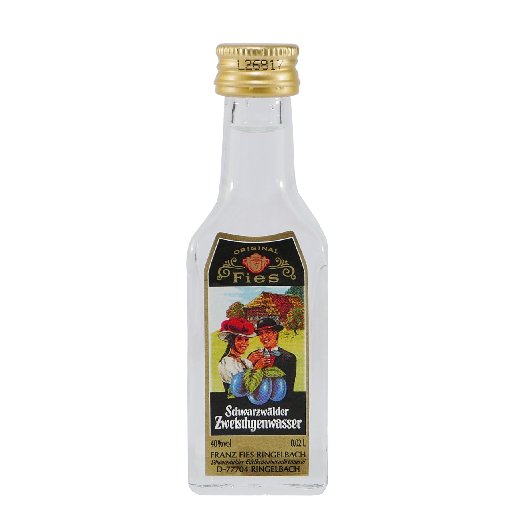 Fies Schwarzwälder Zwetschgenwasser (30 x 0,02L)