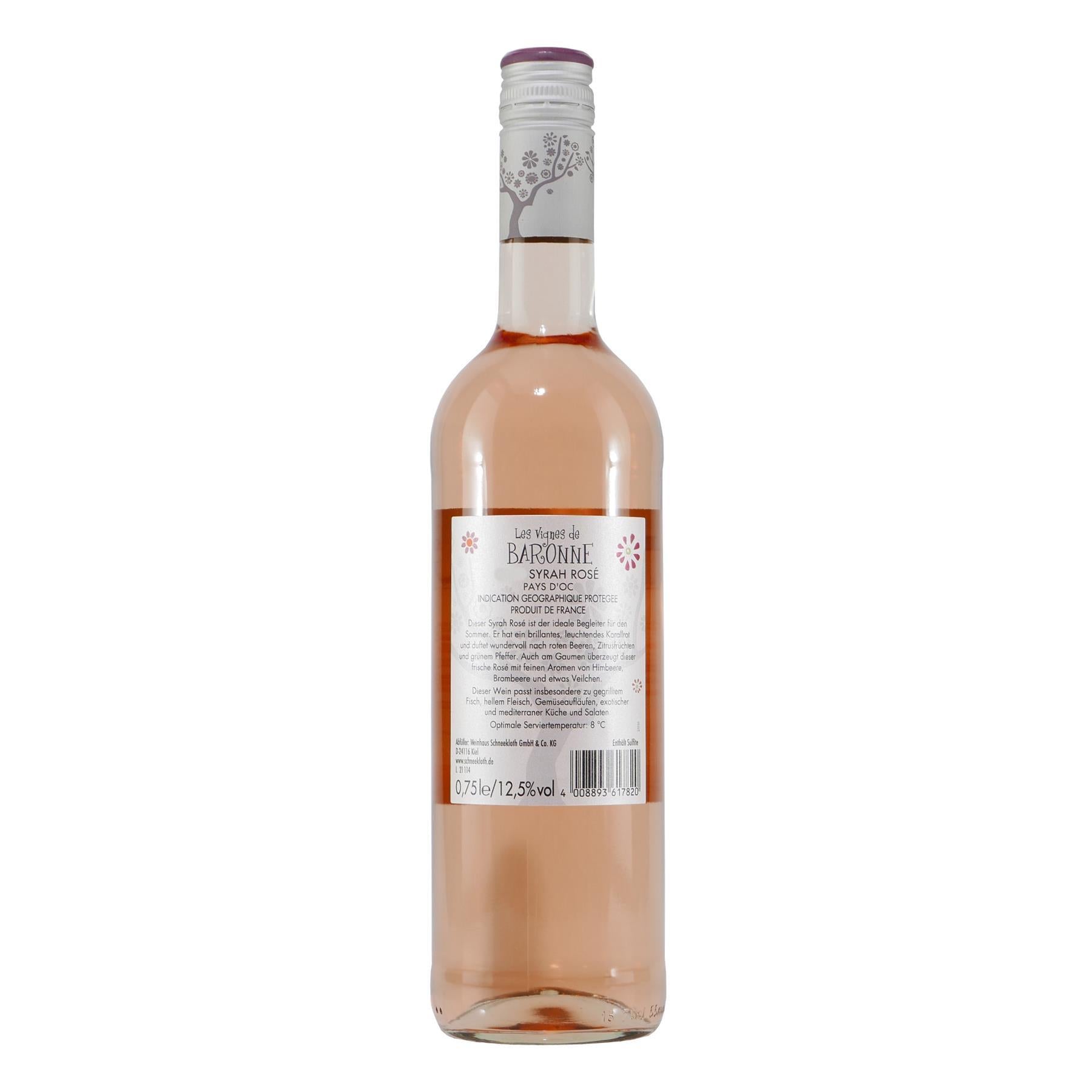 Baronne Syrah Rosé IGP Roséwein -trocken-