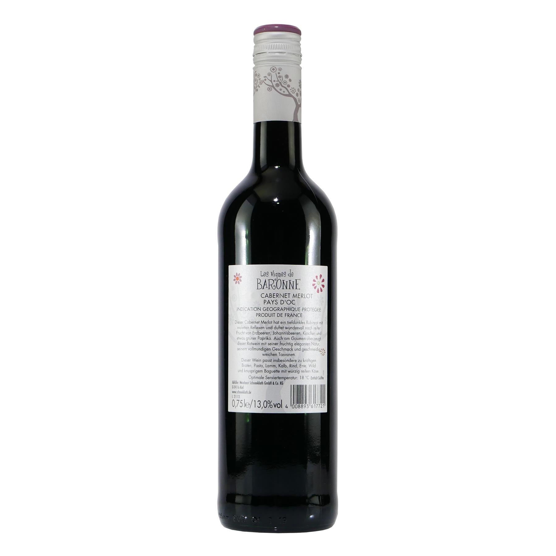 Baronne Cabernet Merlot IGP Rotwein -trocken-