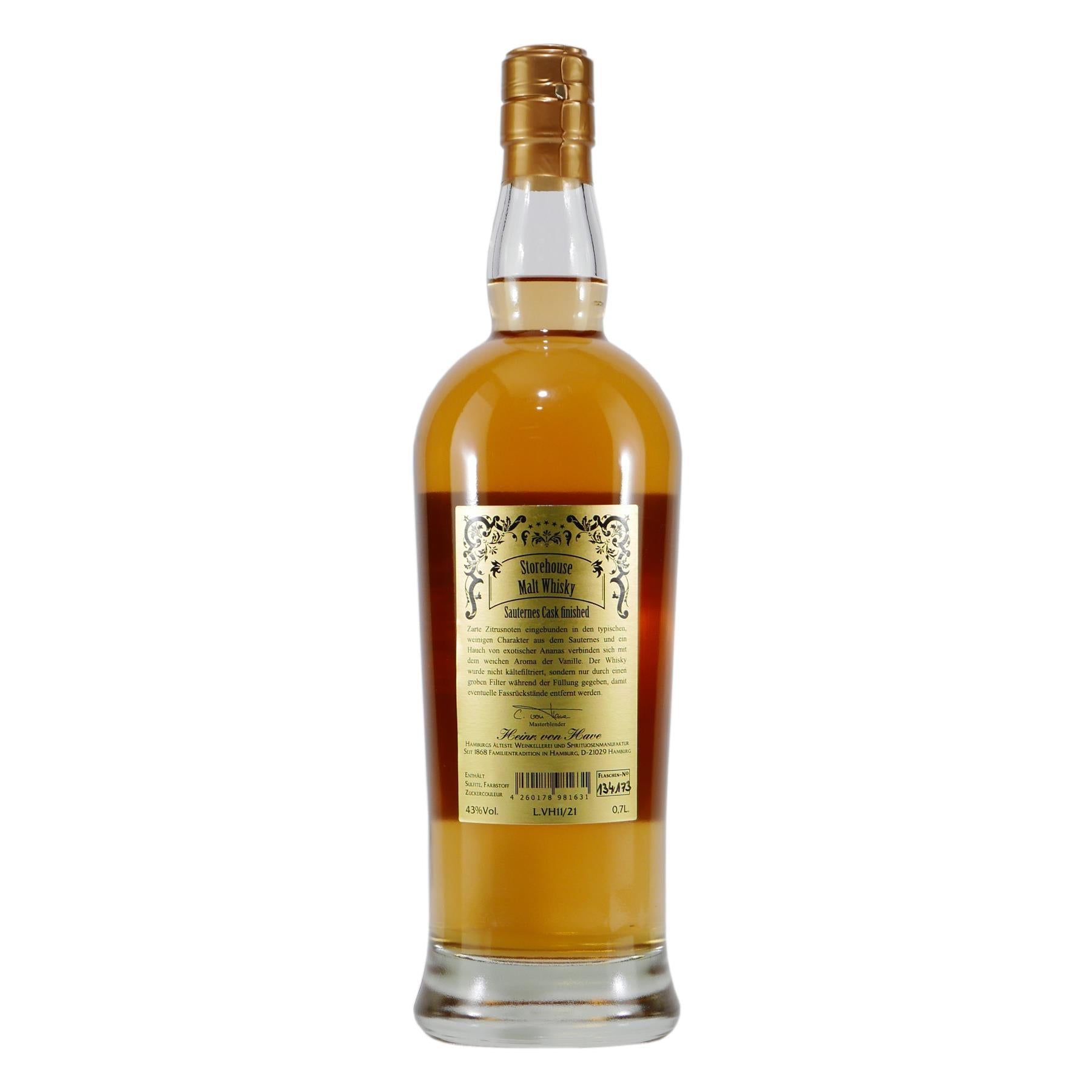 Hansestadt Hamburg Storehouse Malt Whisky