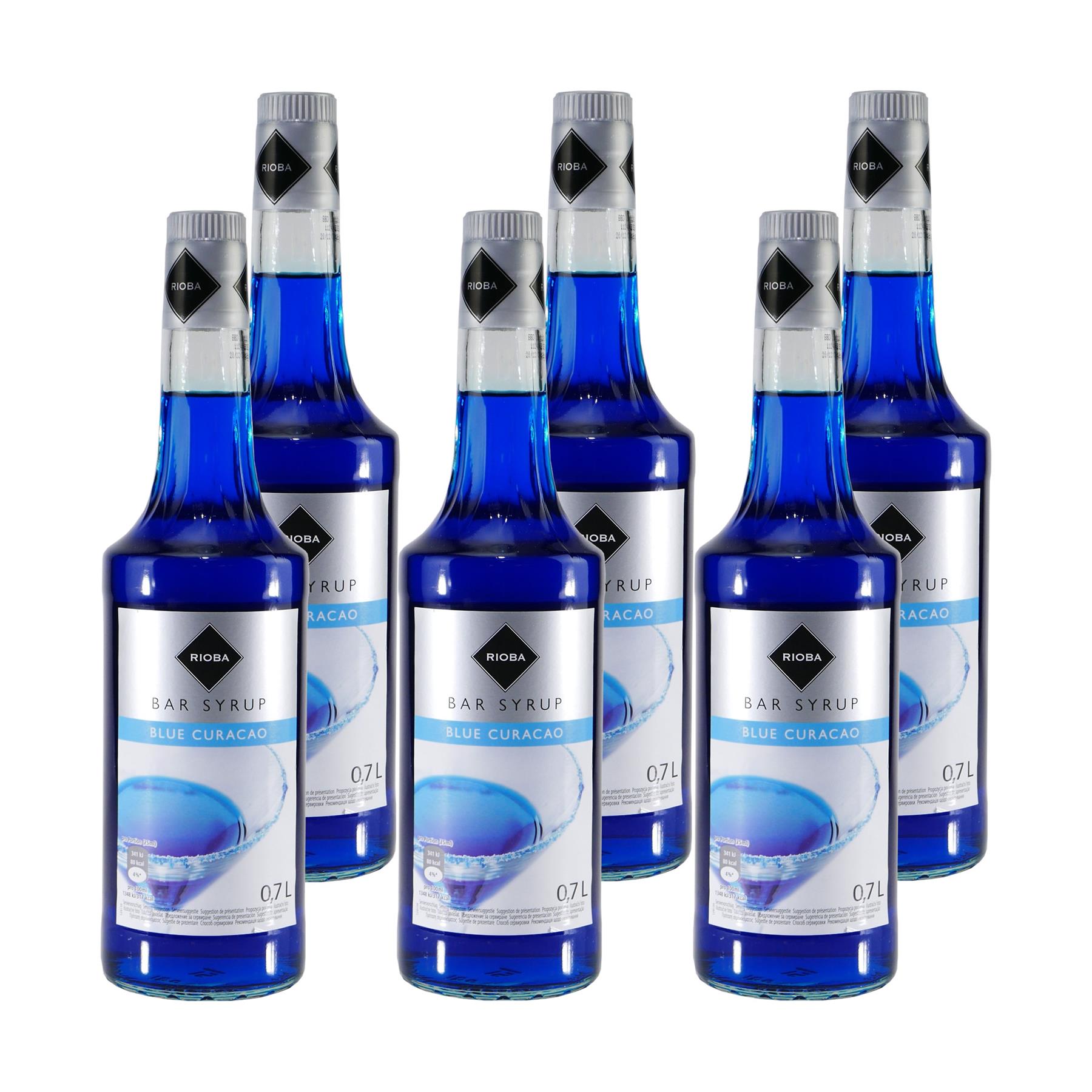 Rioba Blue Curacao Bar-Syrup (6 x 0,7L)