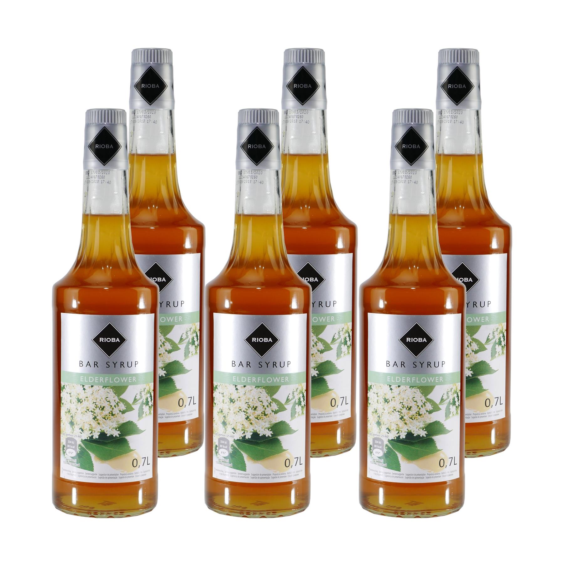 Rioba Holunderblüten Bar-Syrup (6 x 0,7L)