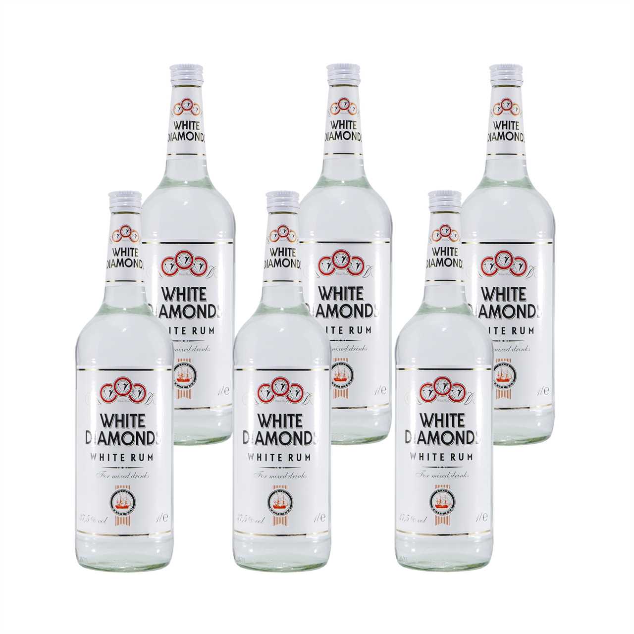 WHITE DIAMONDS RUM (6 x 1,0L)