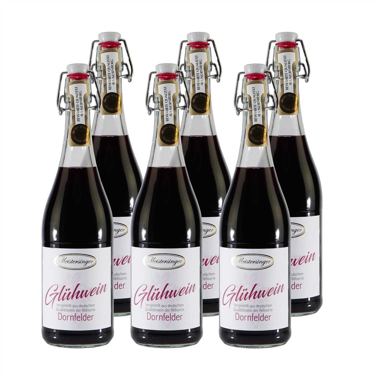 Meistersinger Glühwein Dornfelder QBA (6 x 0,75L)