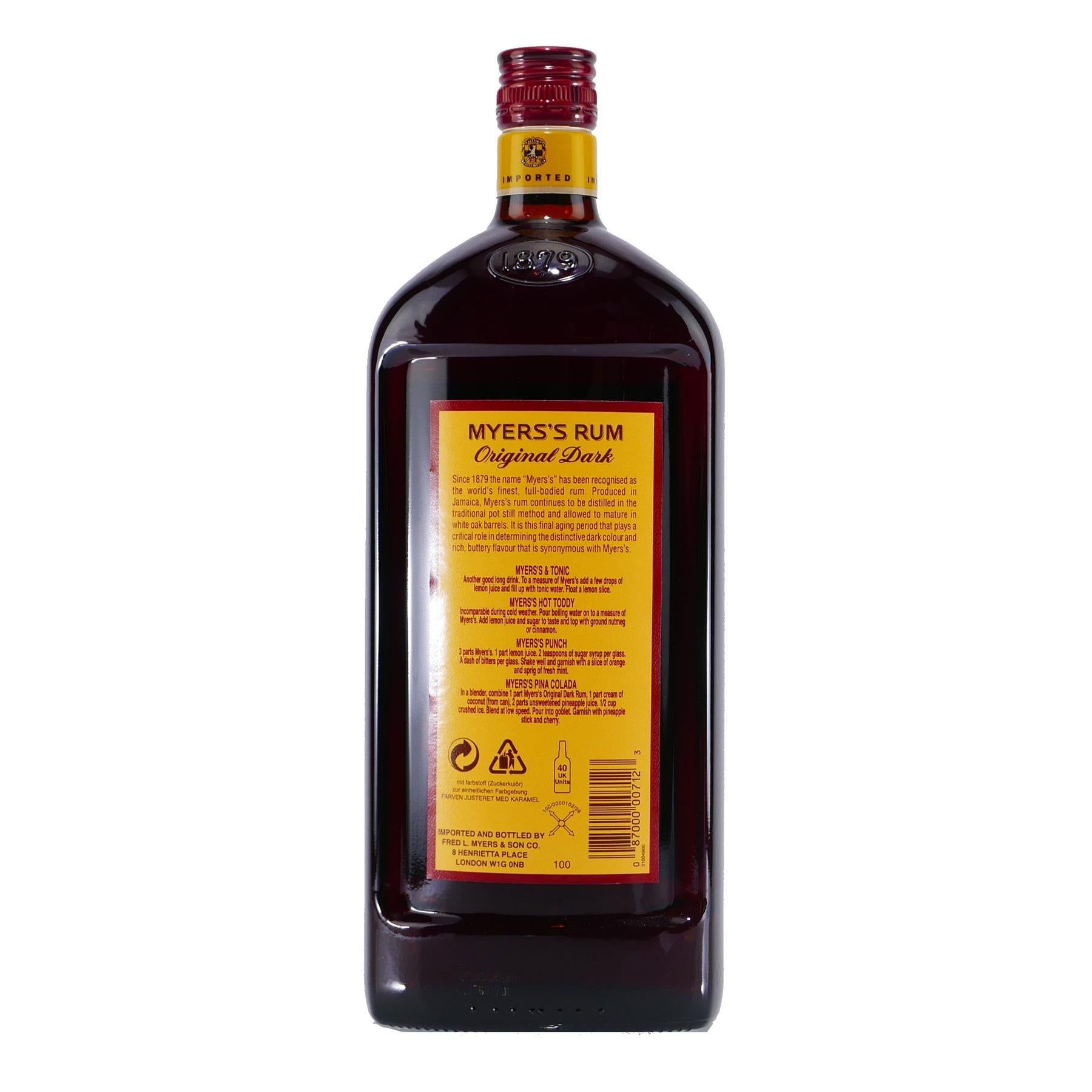 Myers's World Famous Fine Jamaika Rum mit Geschenk-HK