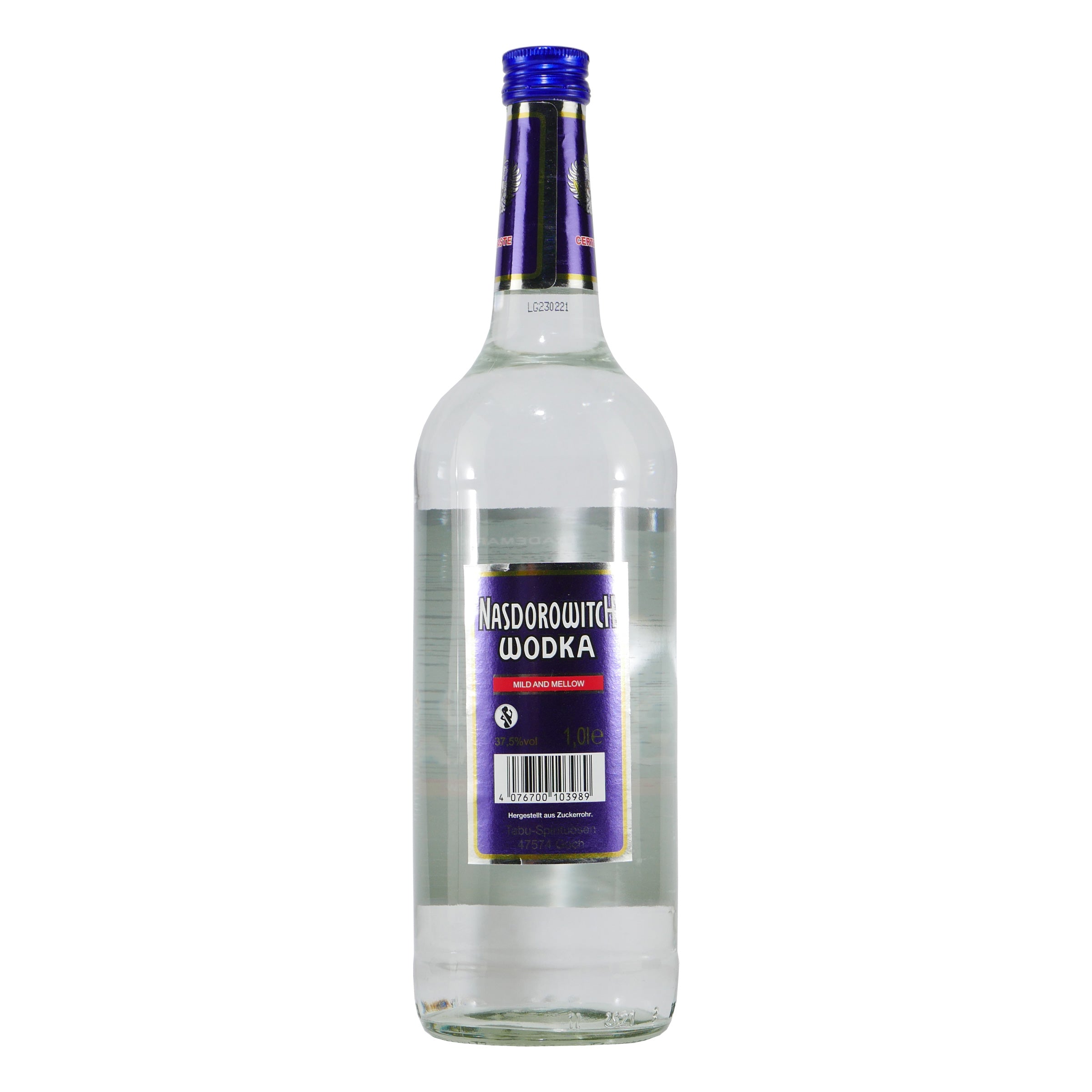 Nasdorowitch Wodka mit Geschenk-HK