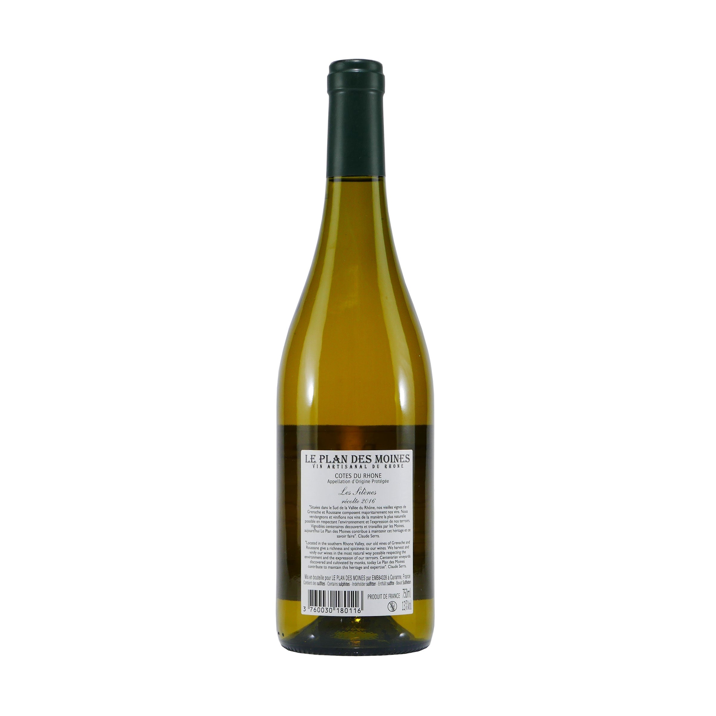 LE PLAN DES MOINES Les Silenes Cotes du Rhone AOP - Weißwein trocken