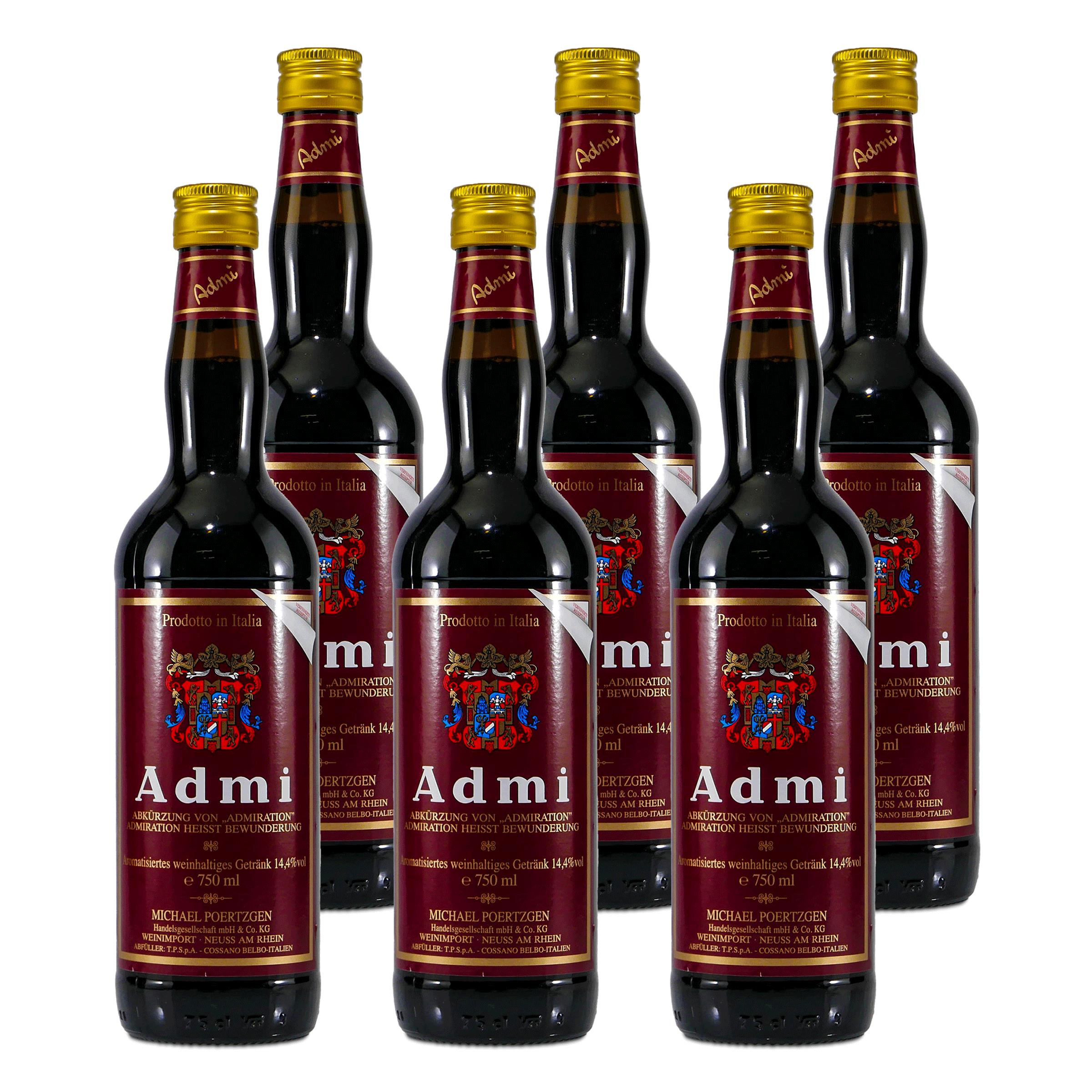 Admi Aromatisiertes weinhaltiges Getränk (6 x 0,75L)