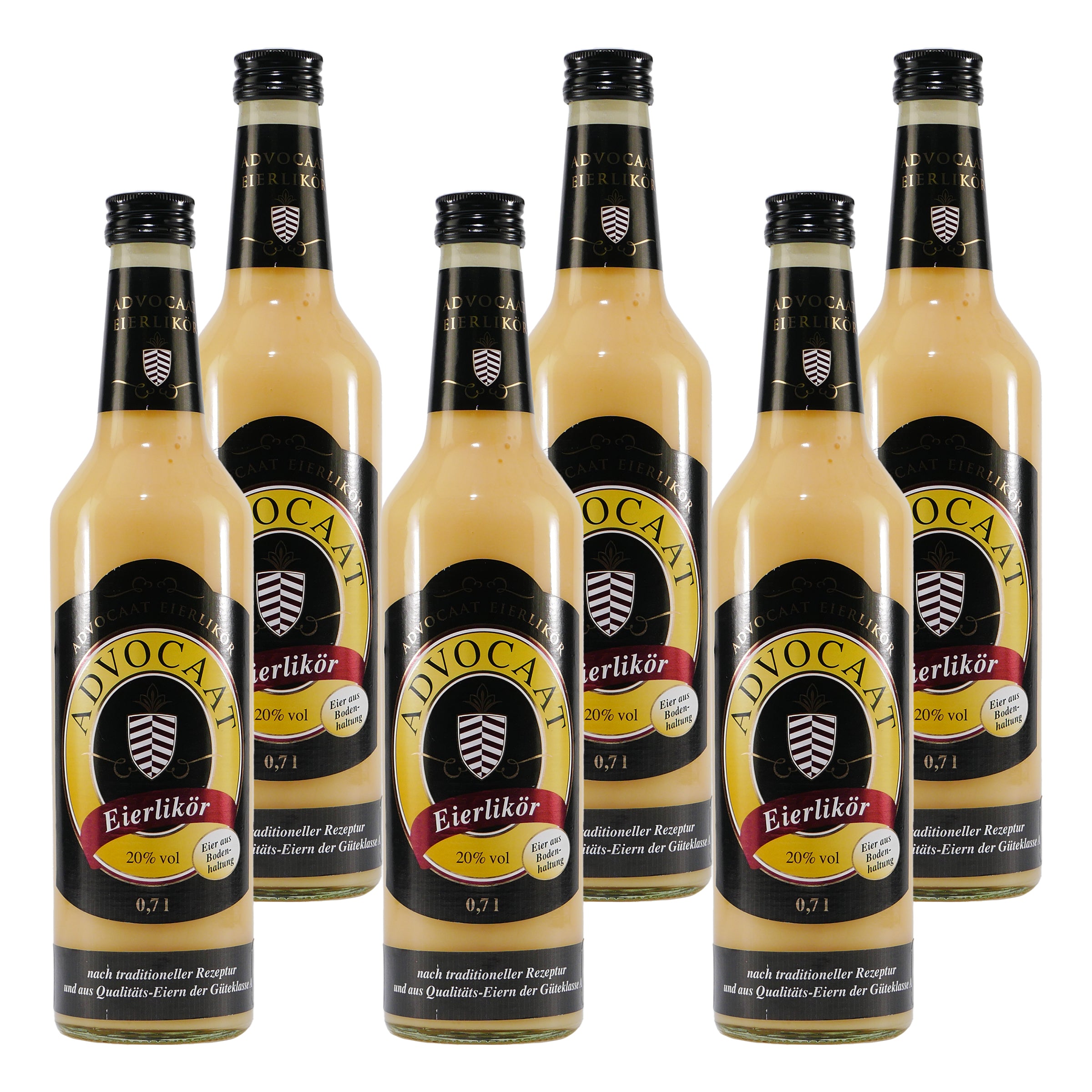 Advocaat Eierlikör 20% Schwarz (6 x 0,7L)