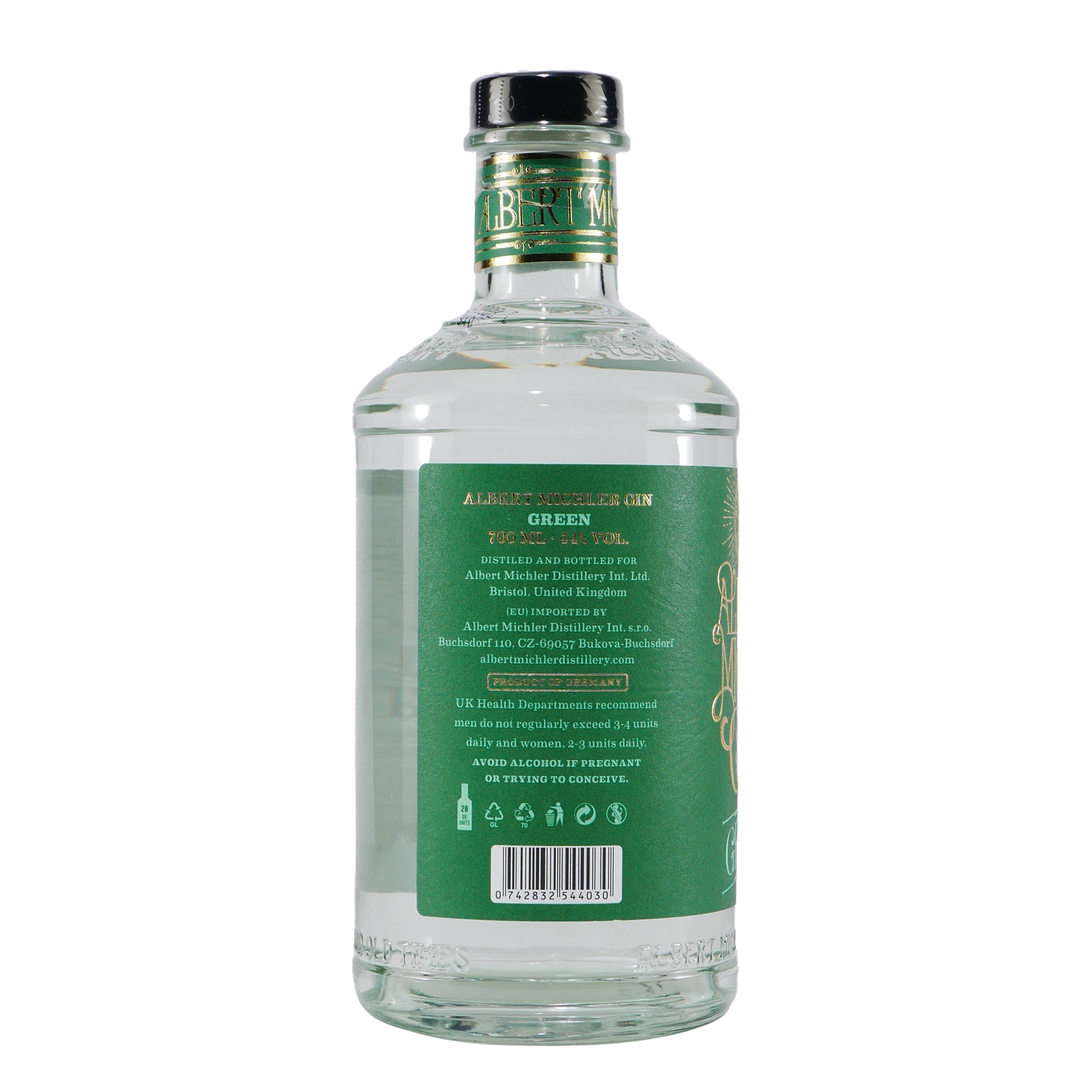 Michlers Green Gin mit Geschenk-Holzkiste