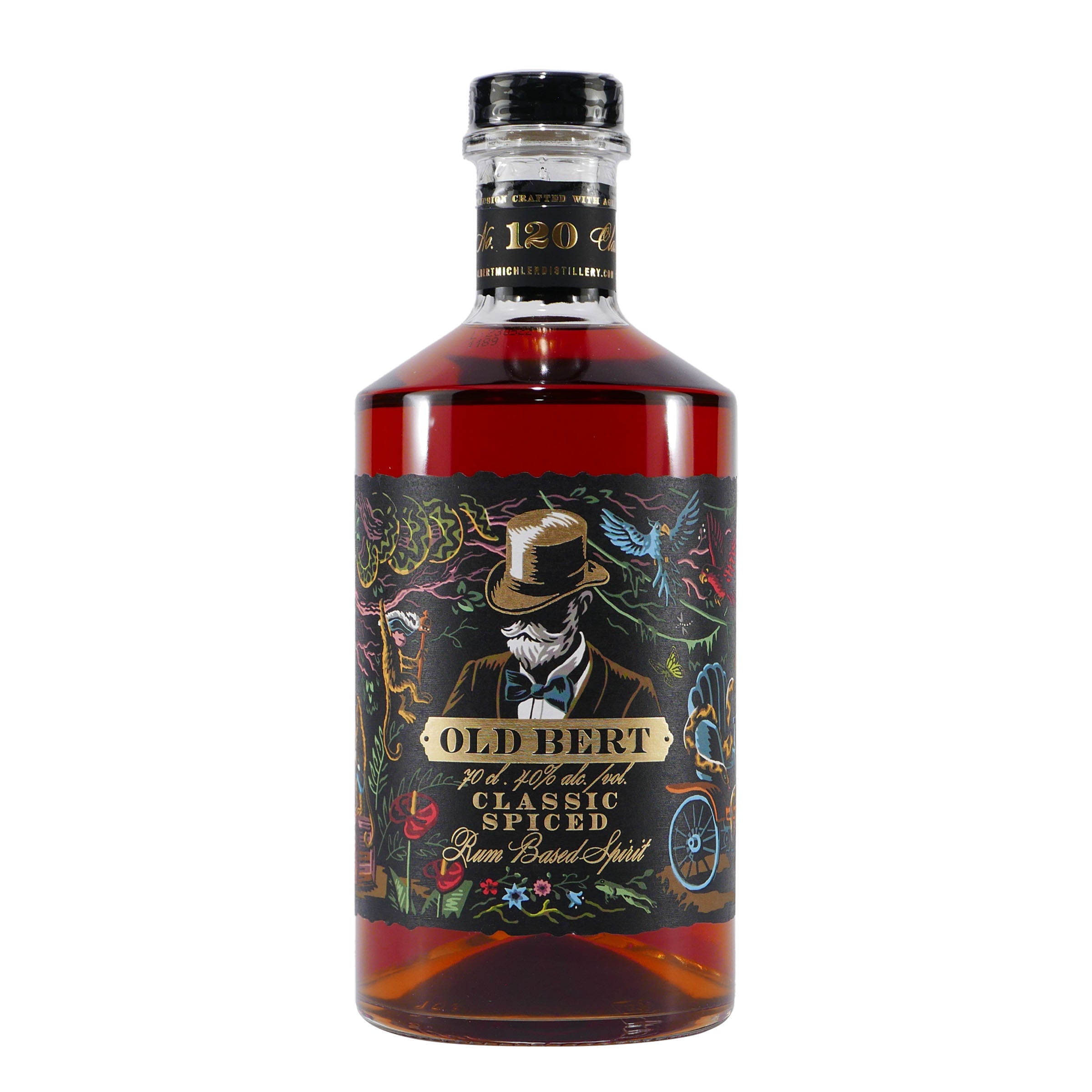 Michlers Old Bert Jamaican Spiced Spirit Rum mit Geschenk-HK