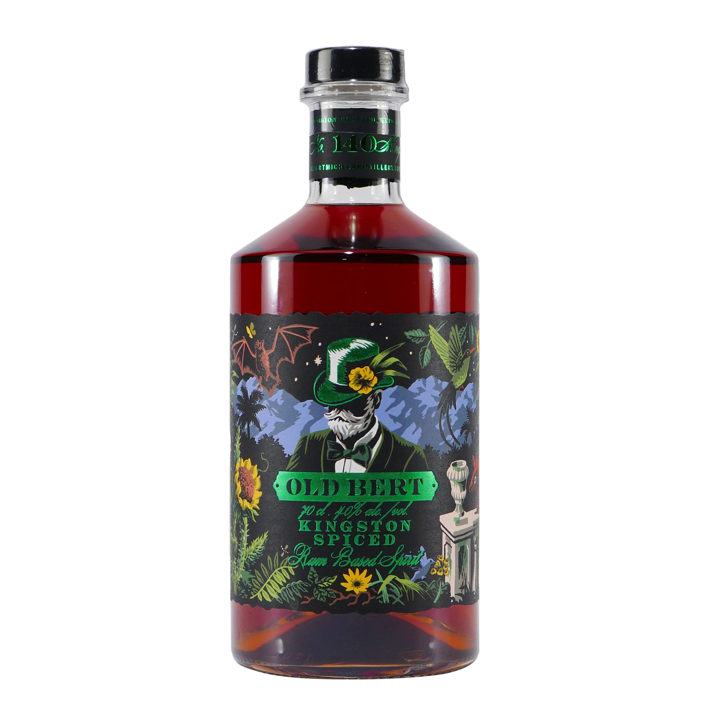 Michlers Old Bert Kingston Spiced Rum mit Geschenk-HK