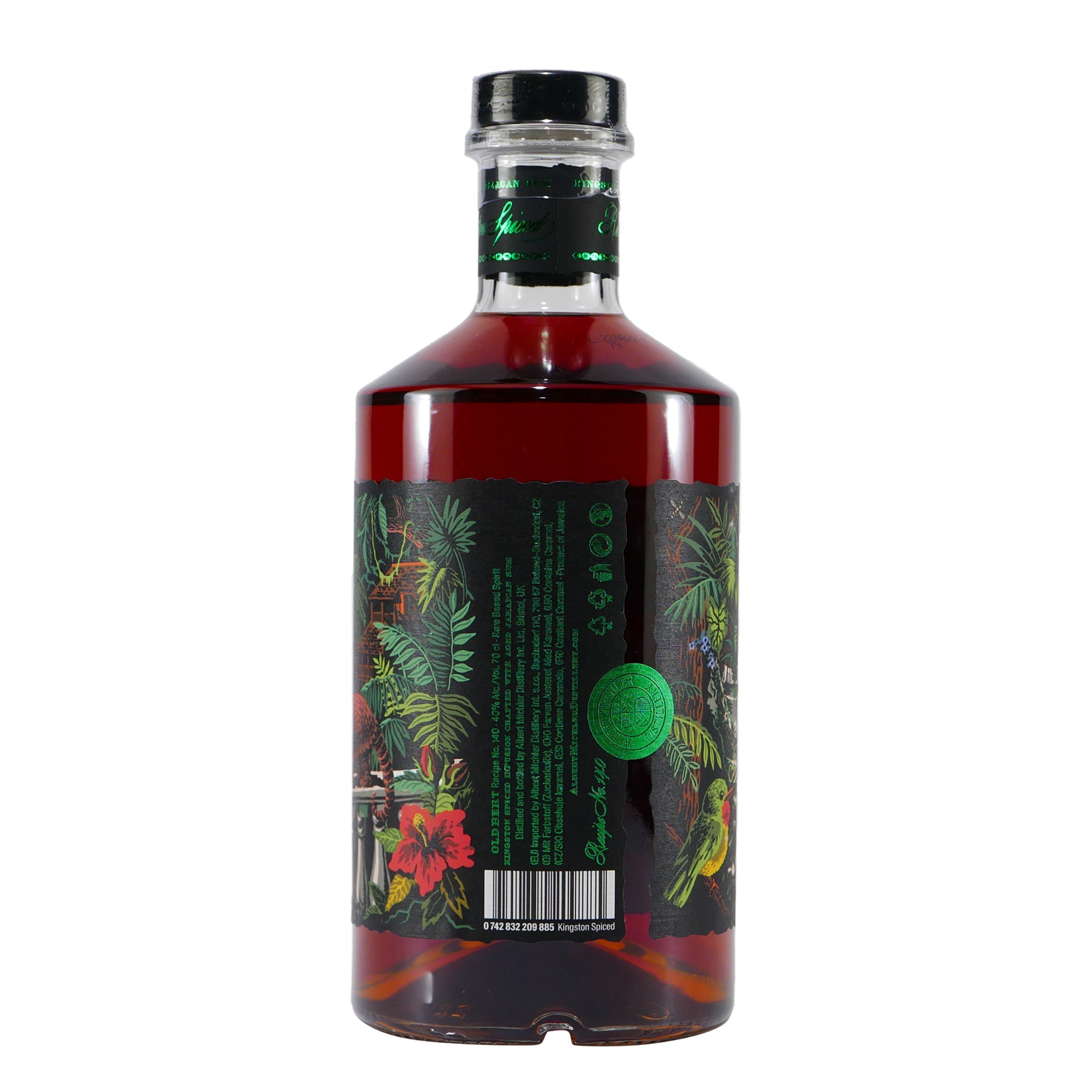 Michlers Old Bert Kingston Spiced Rum mit Geschenk-HK