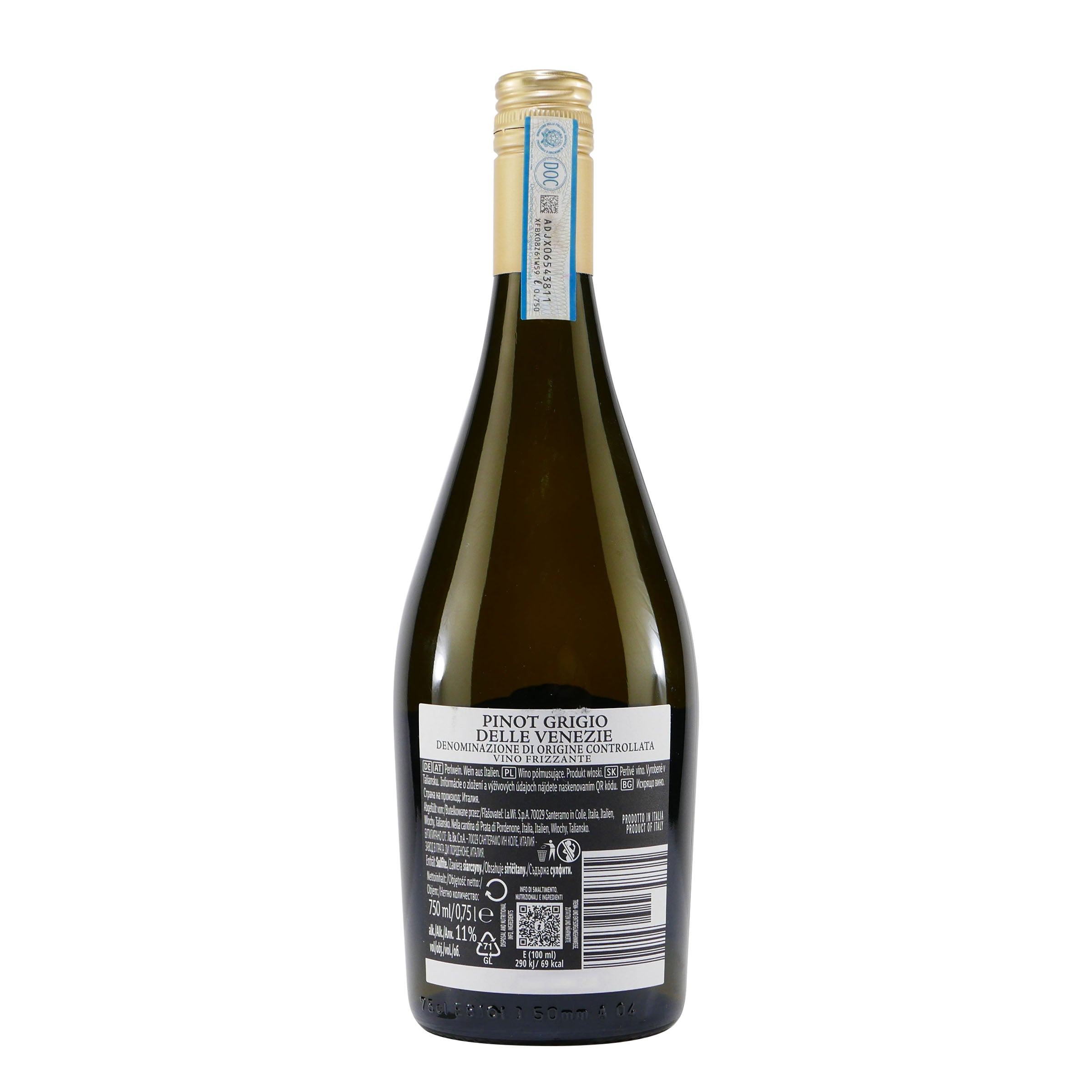 Allini Pinot Grigio Frizzante DOC -trocken- (6 x 0,75L)