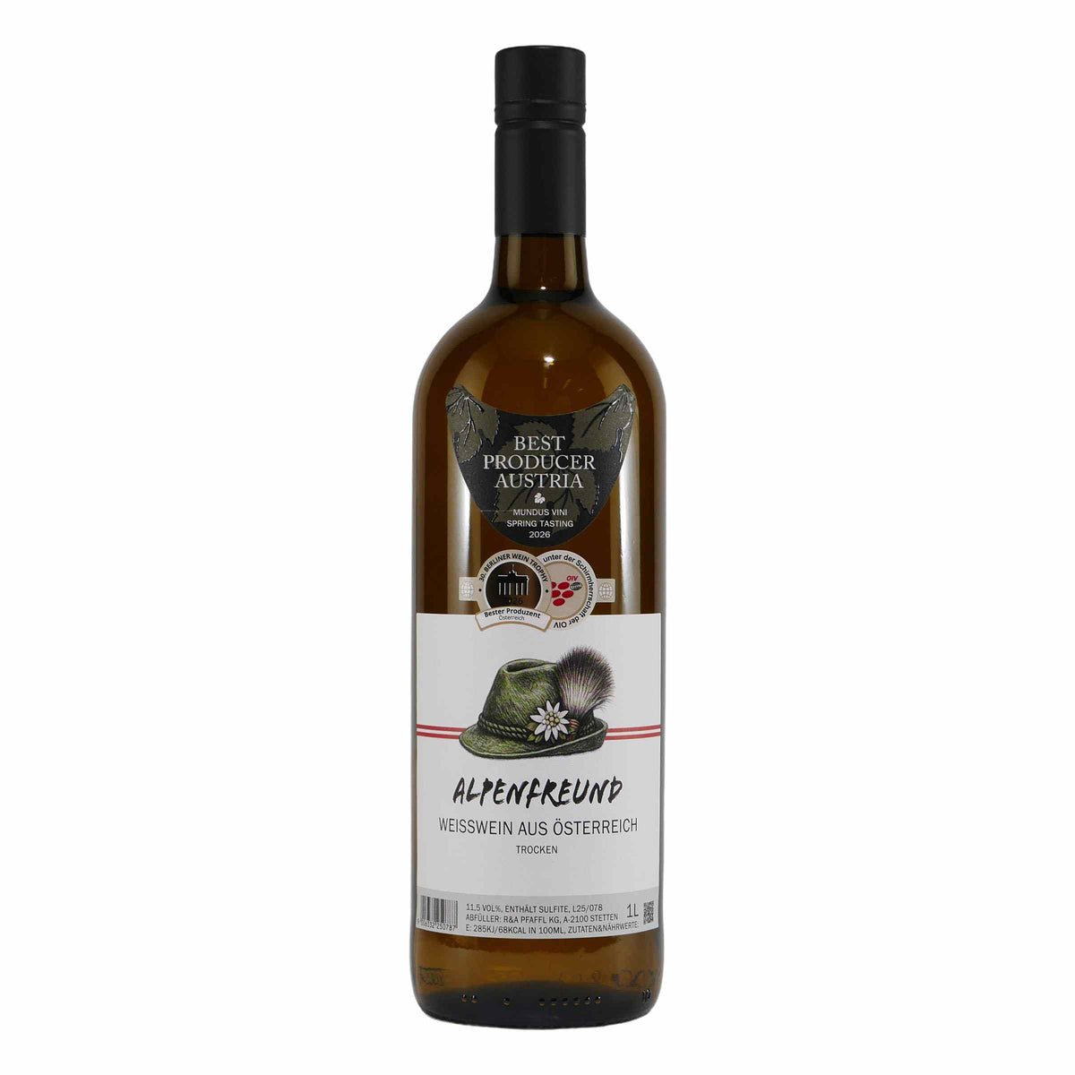 Alpenfreund Weisswein -trocken- (6 x 1,0L)
